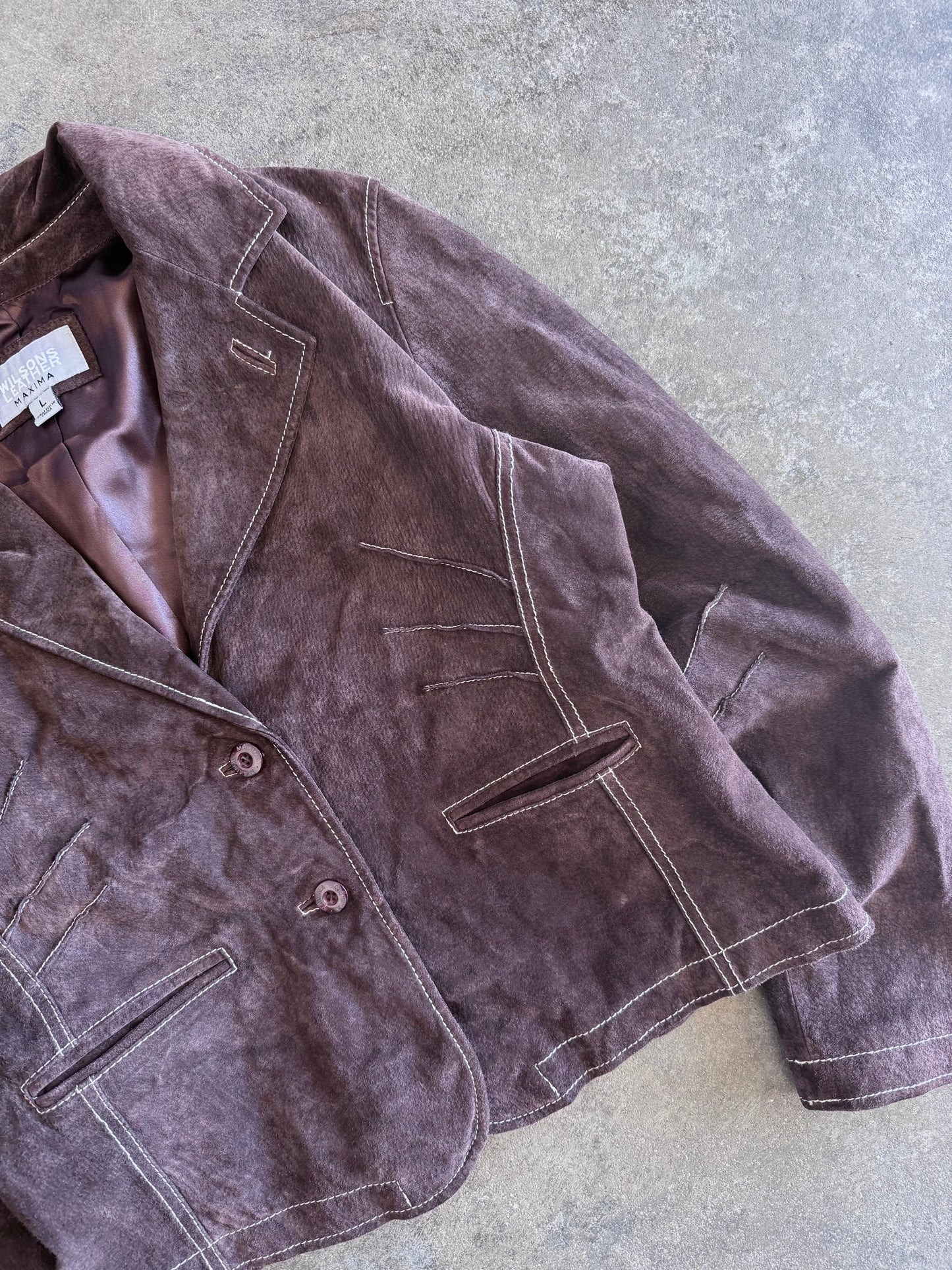 Suede Jacket - L