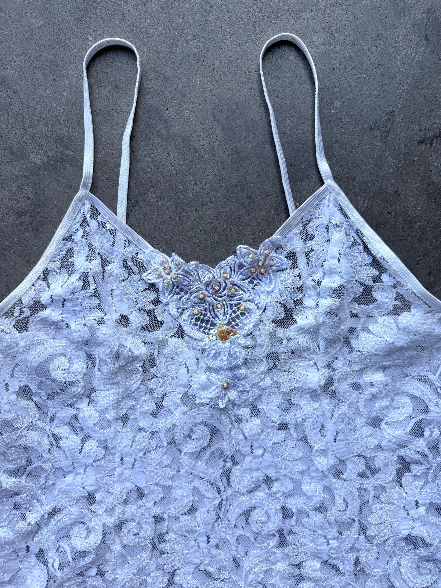 Lace Slip Tank - M