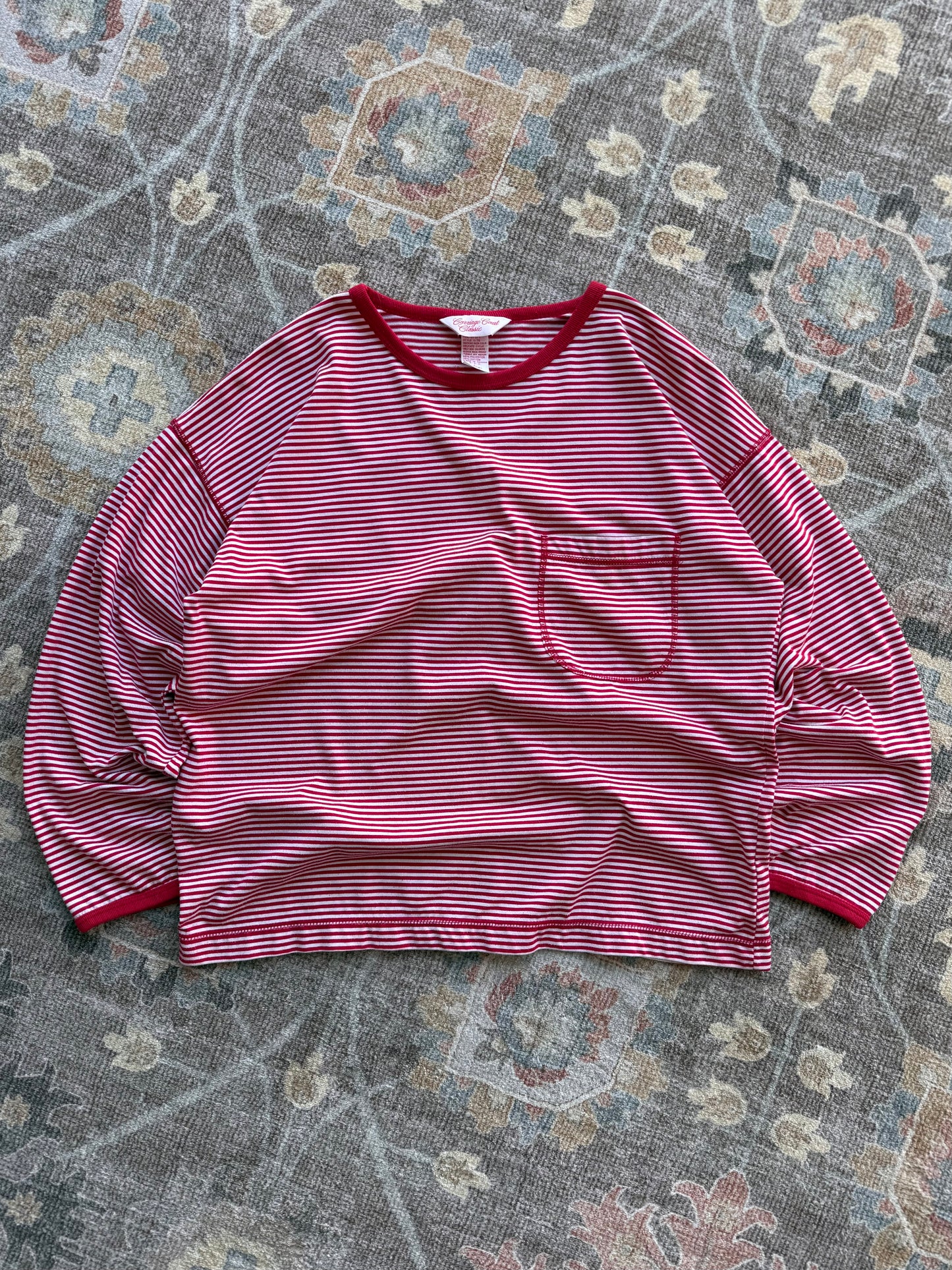 Striped Long Sleeve - L