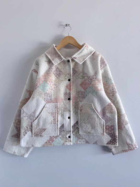 Blanket Button Snap Jacket - L