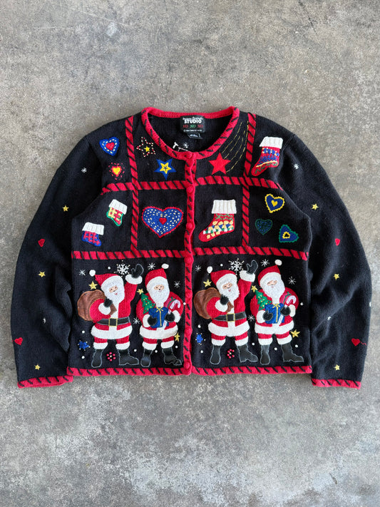 Santa Cardigan - M