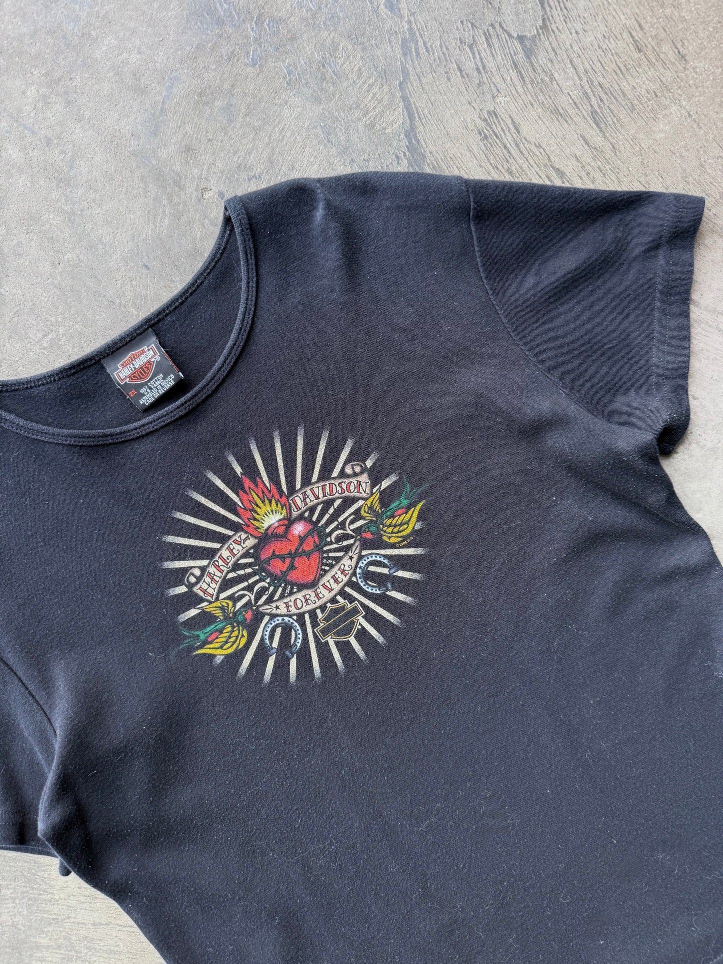 Harley Davidson Baby Tee - 2XL