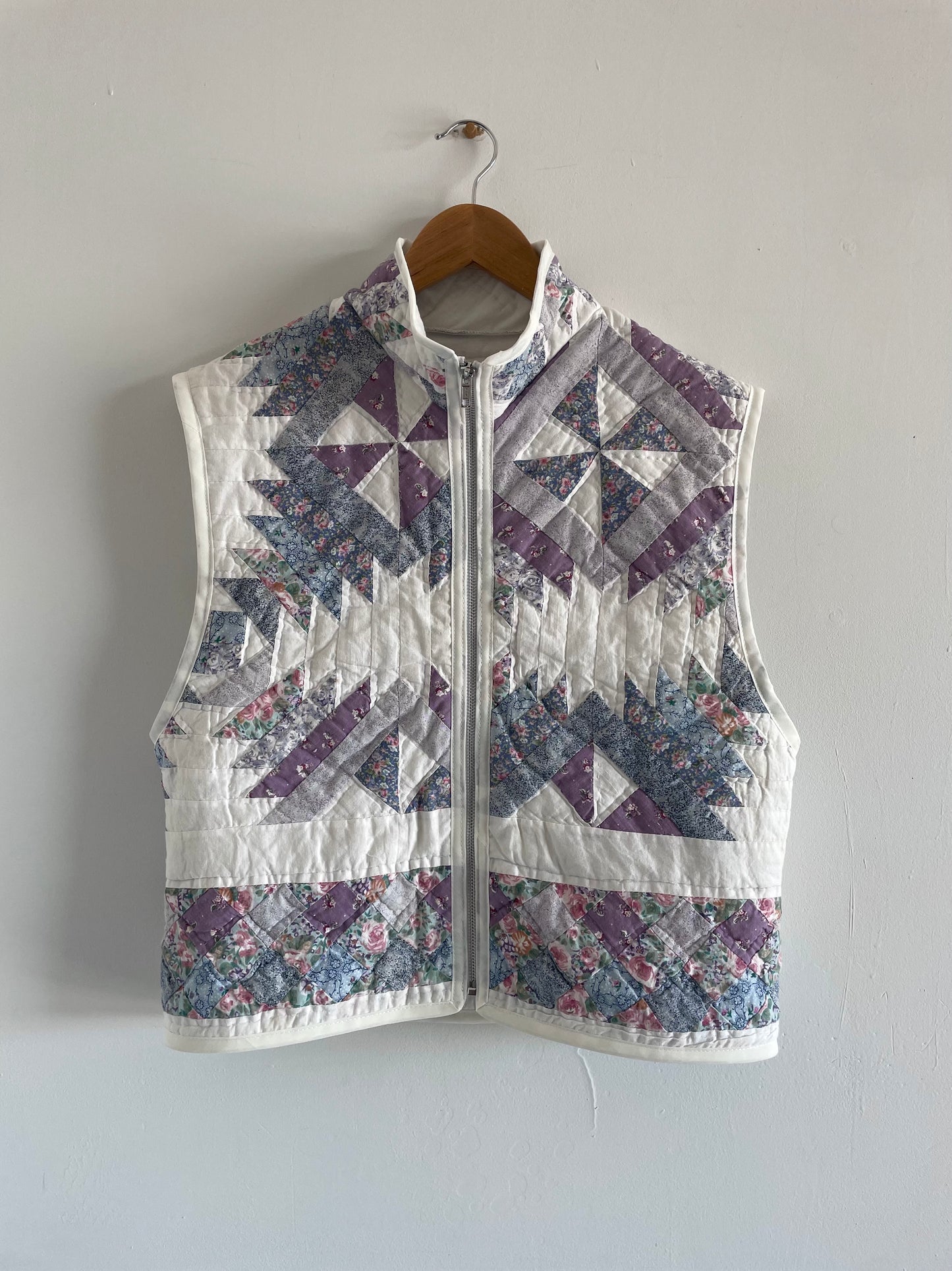 Quilt Zip Up Vest - S