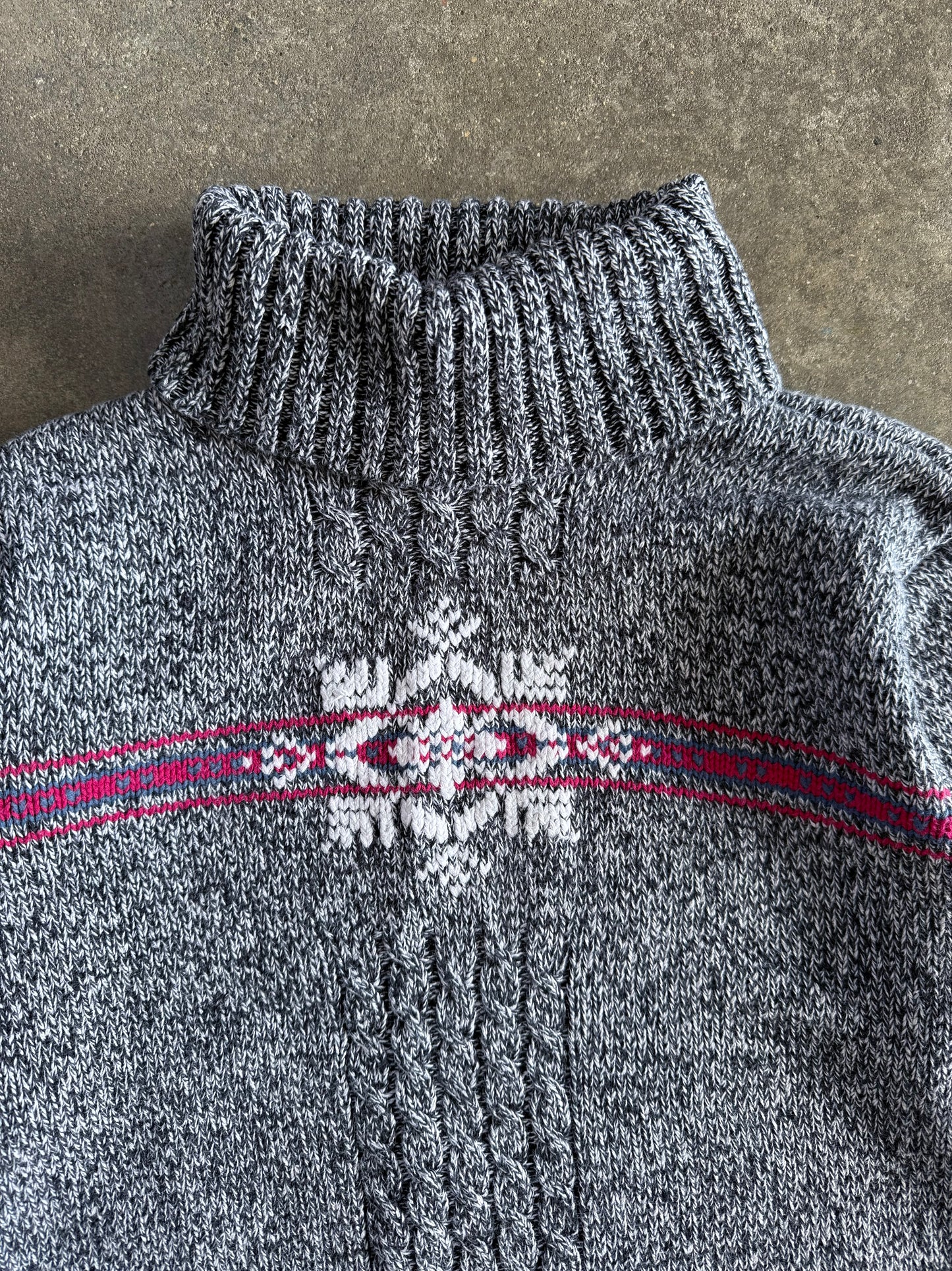 Snowflake Turtleneck Sweater - PS