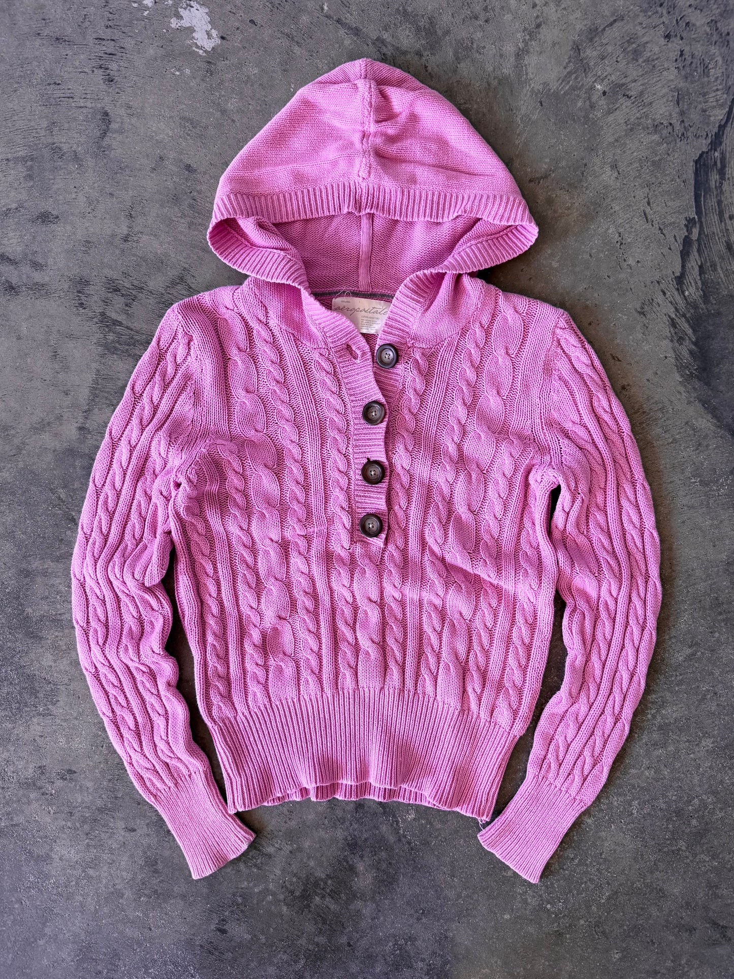 Button Sweater - L