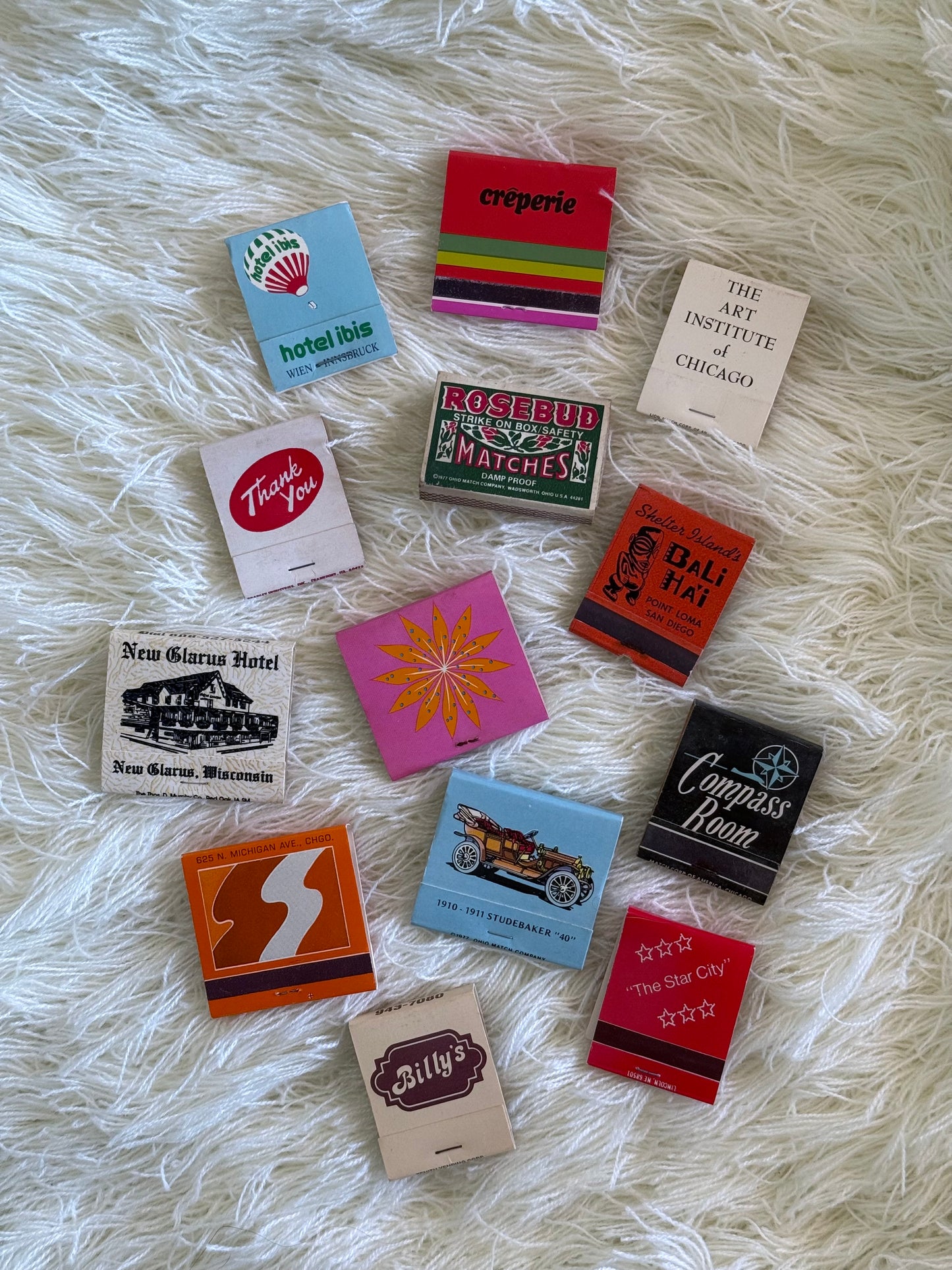 Curated Vintage Matchbooks - Variety 2