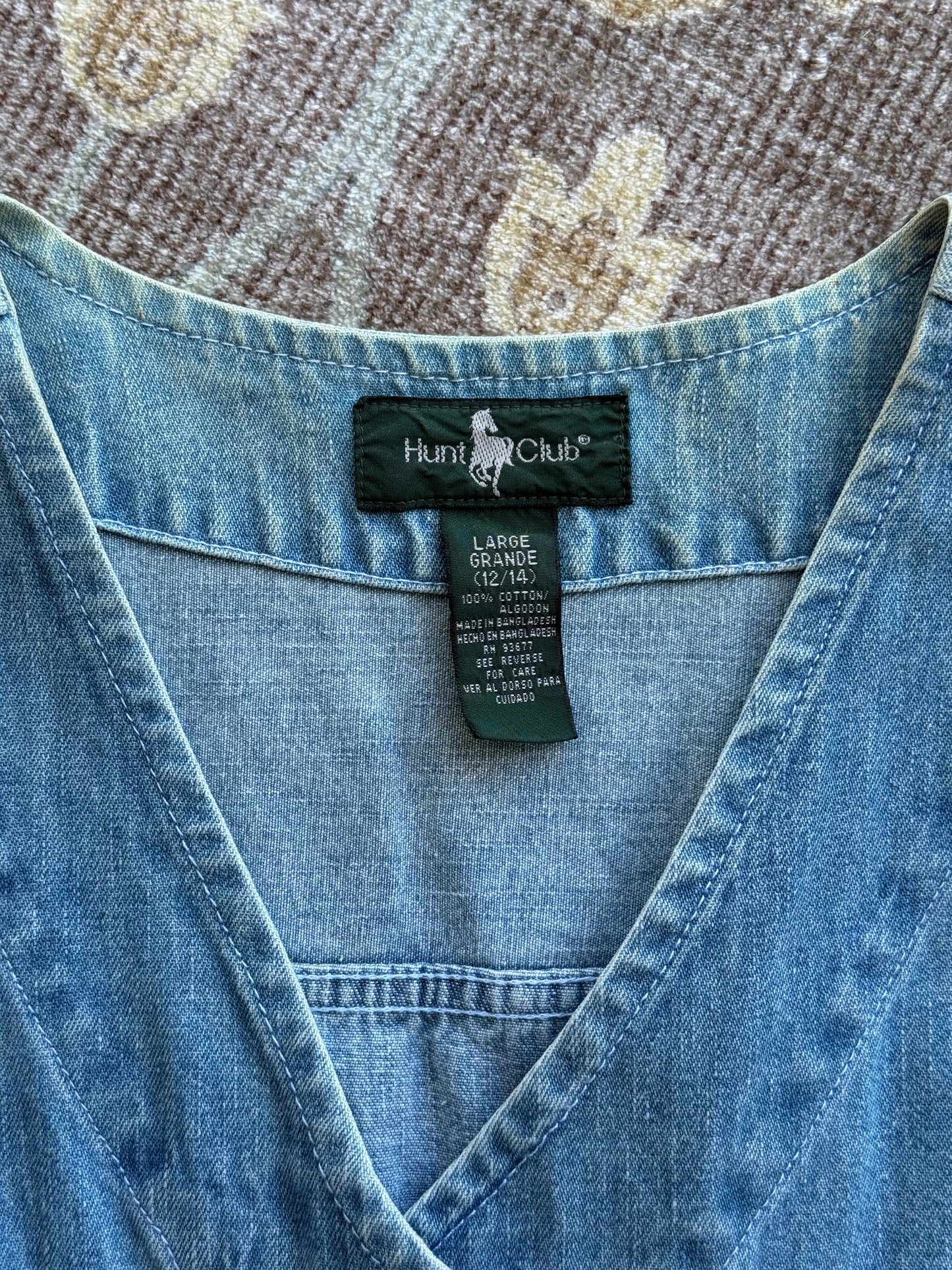 Denim Vest - L