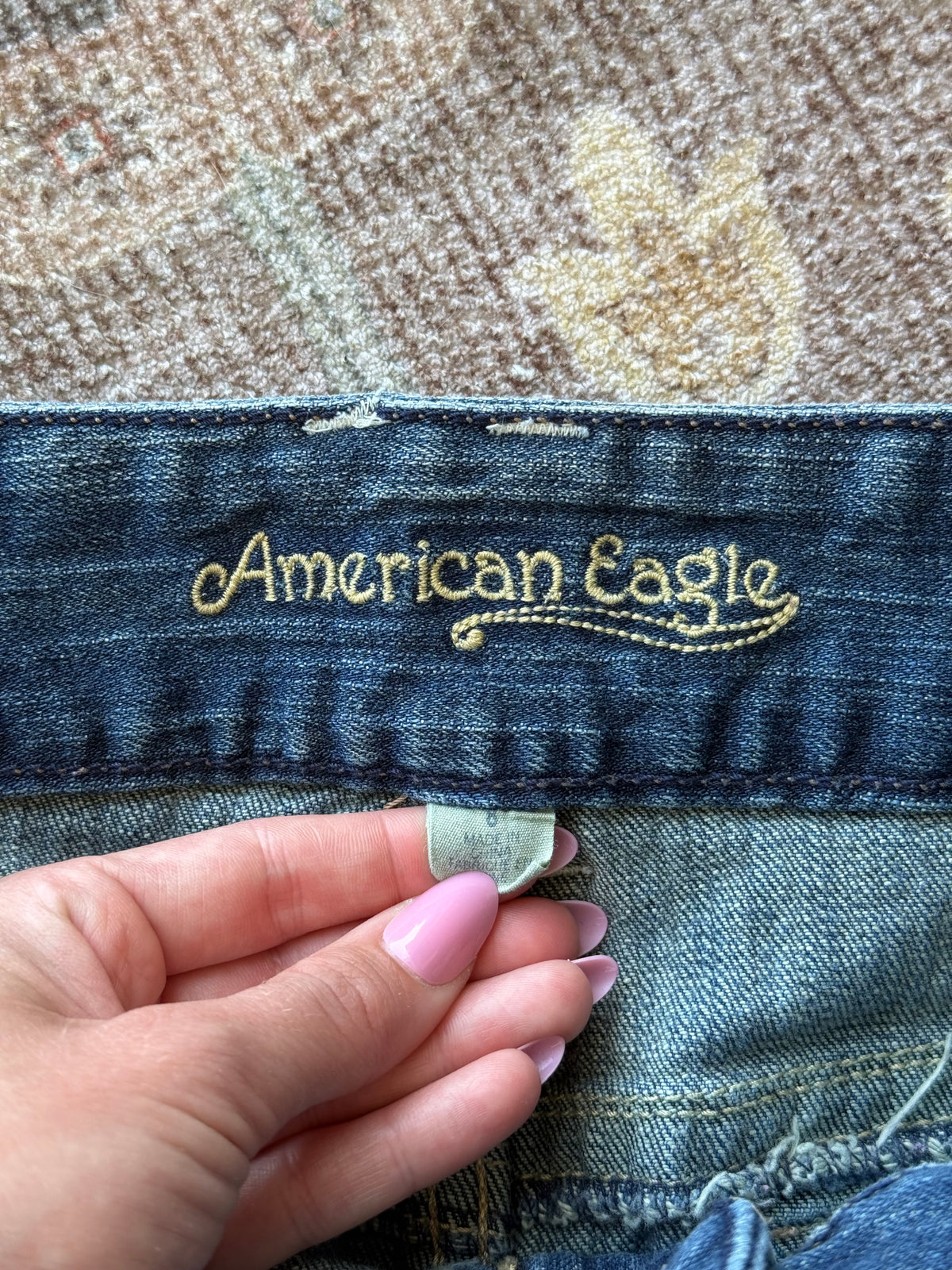 Denim Mini Skirt - 32”