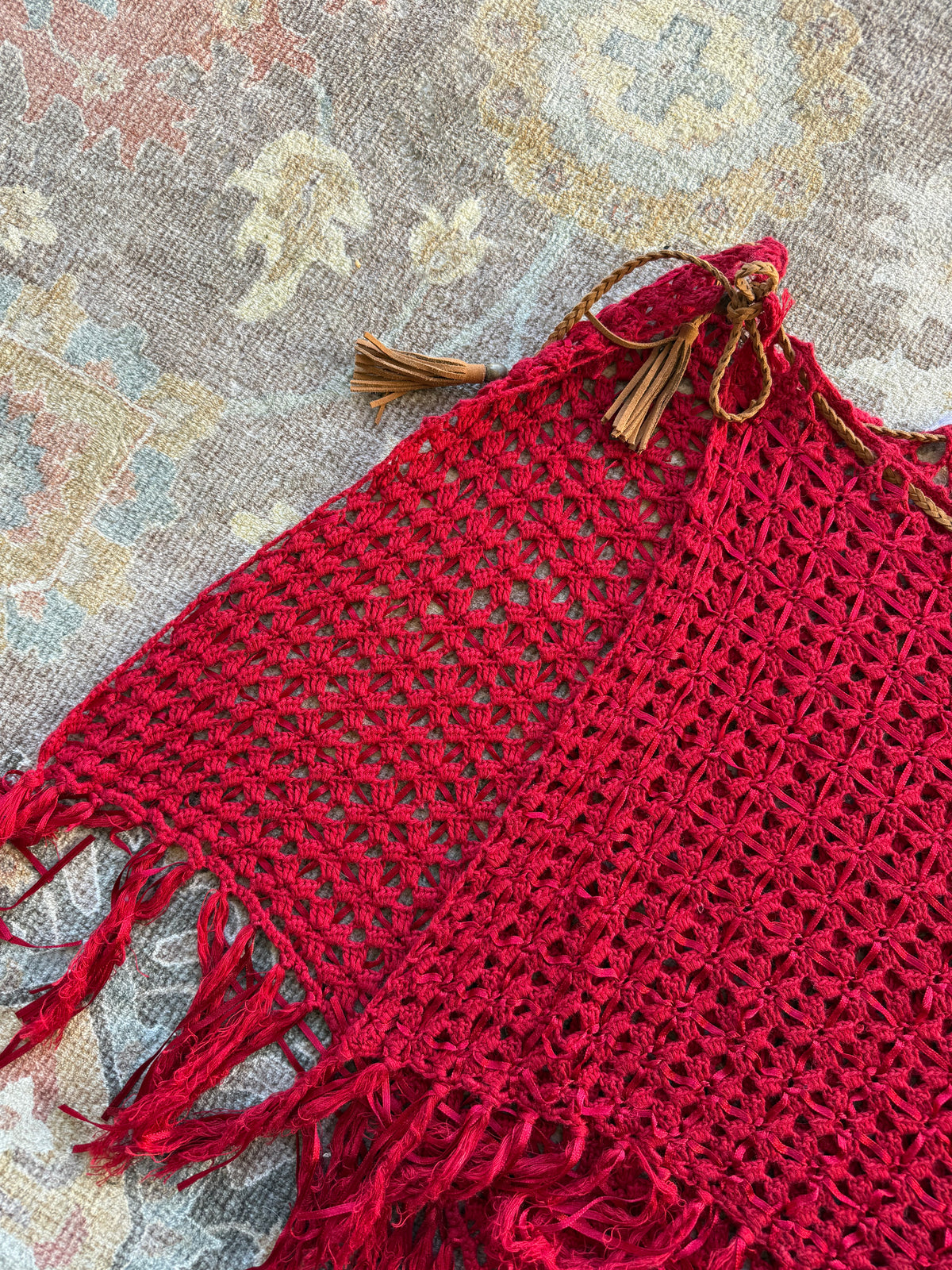 Crochet Poncho - OS