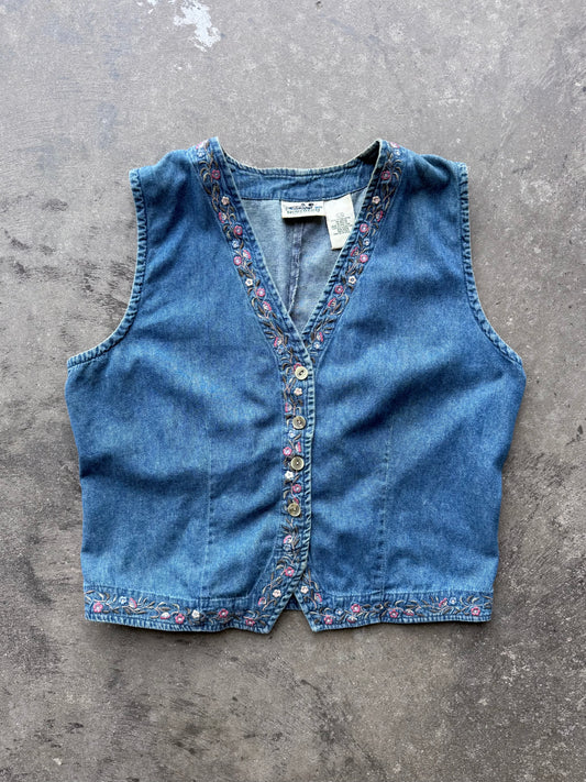 Denim Vest - L