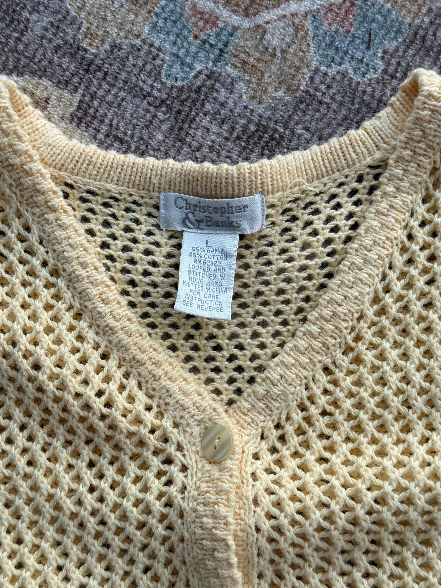 Crochet Cardigan - L
