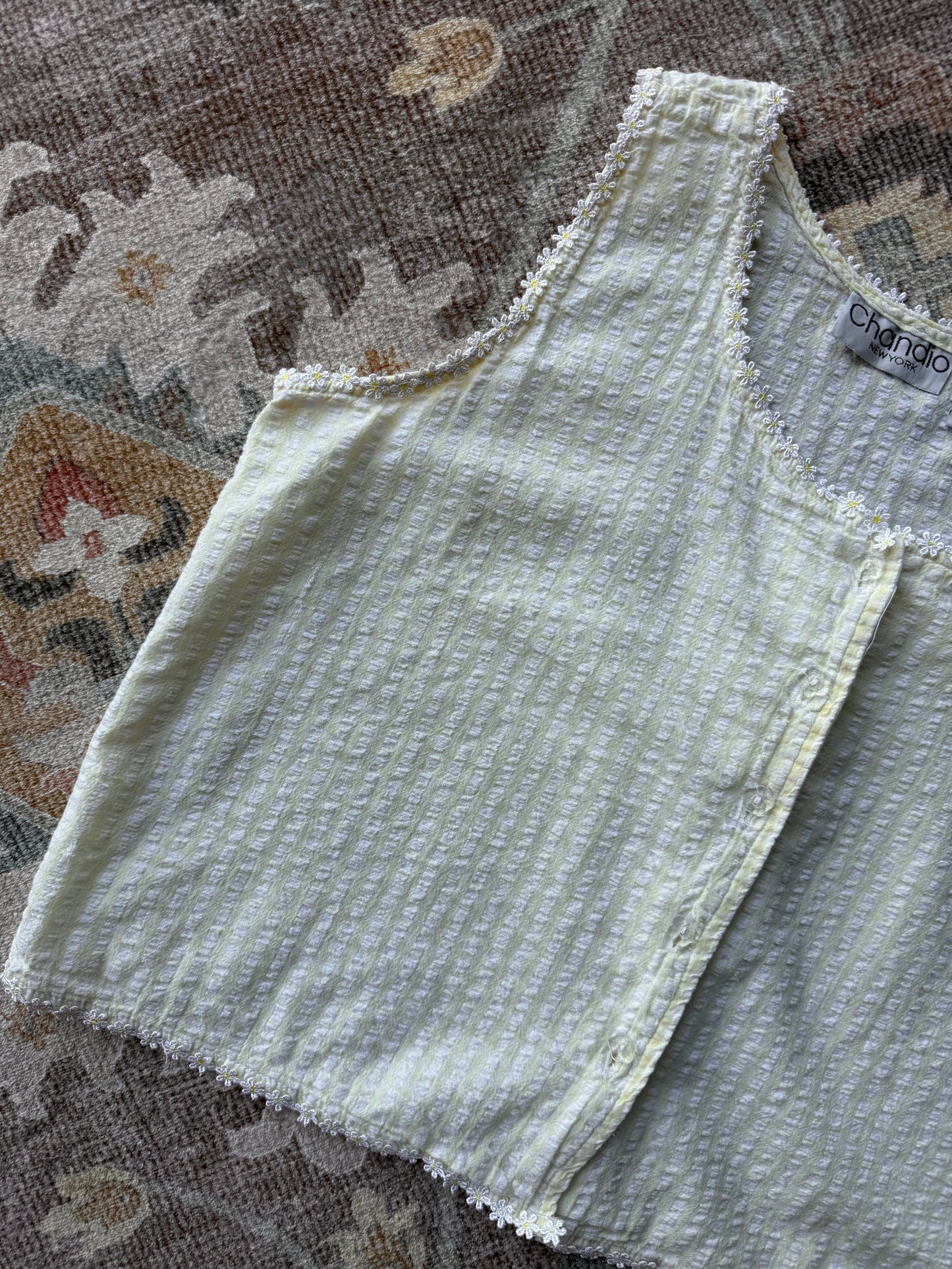 Striped Flower Tank - XL