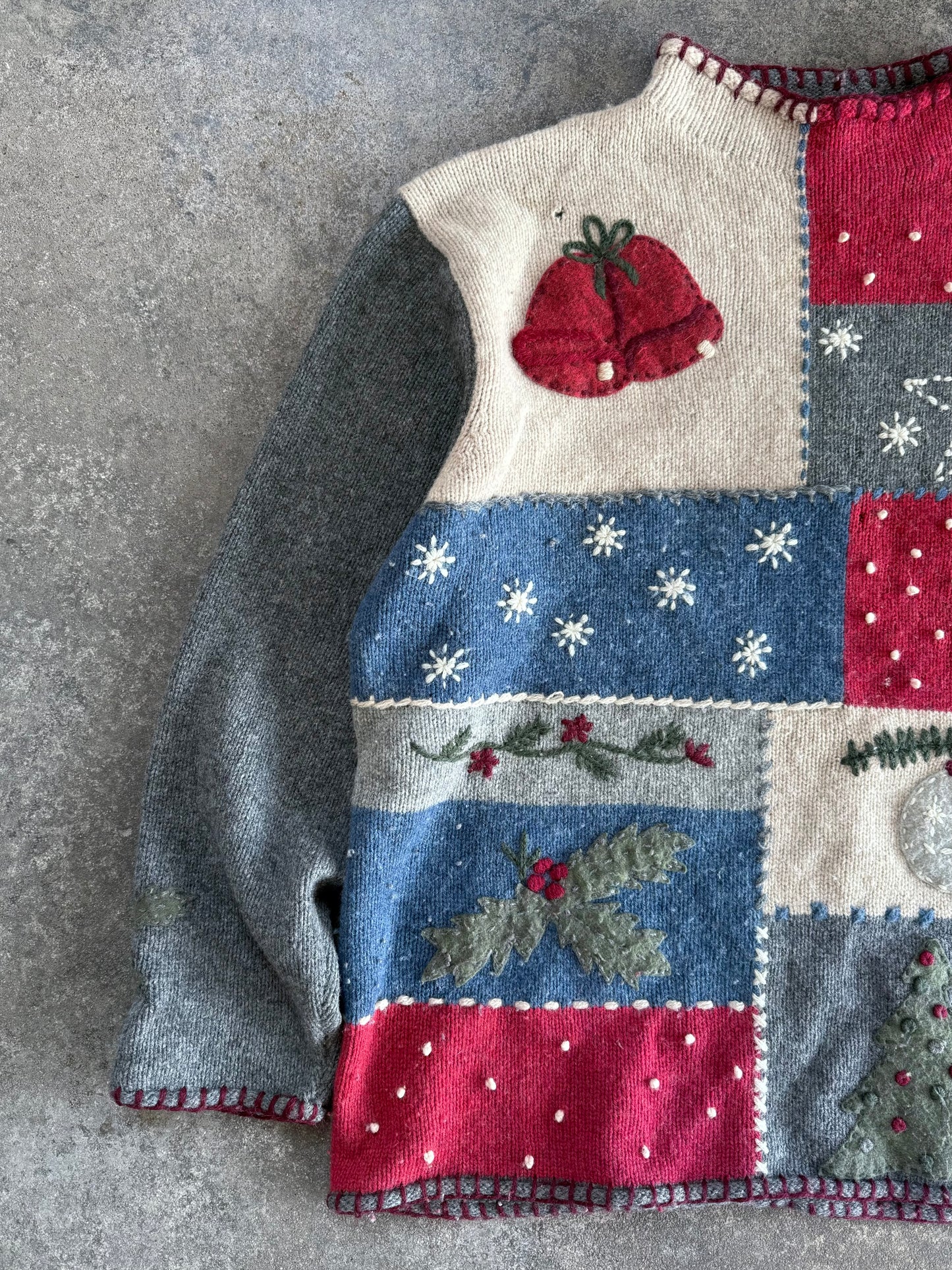 Christmas Mockneck Sweater - XL