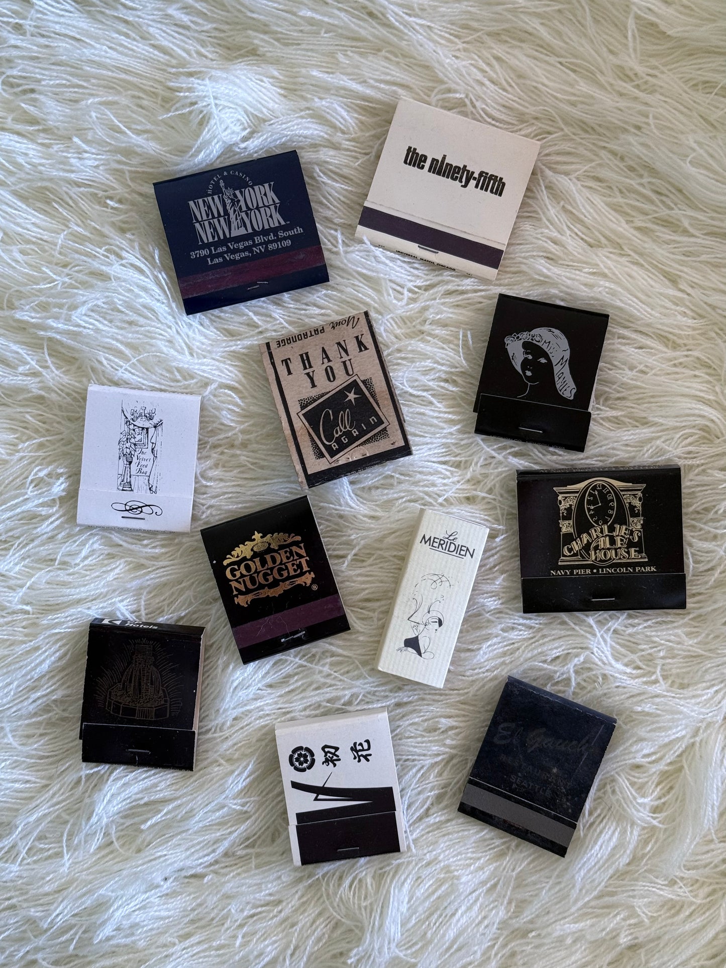 Curated Vintage Matchbooks - Variety 1