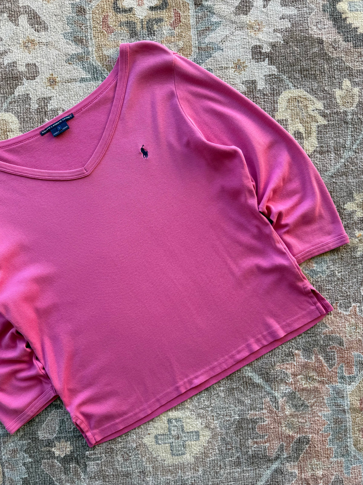 Ralph Lauren 3/4 Sleeve Top - L