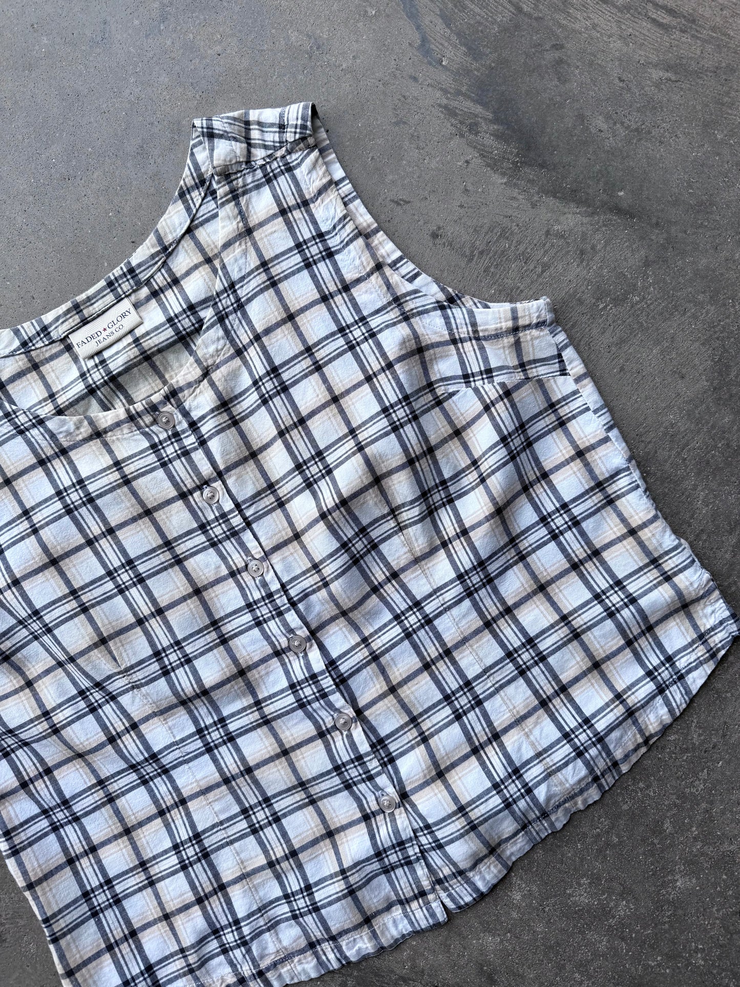 Plaid Tank - XL