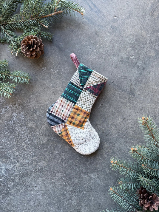 Mini Quilt Stocking