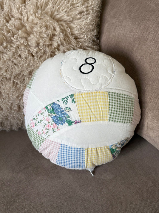 8 Ball Pillow - 13.5”