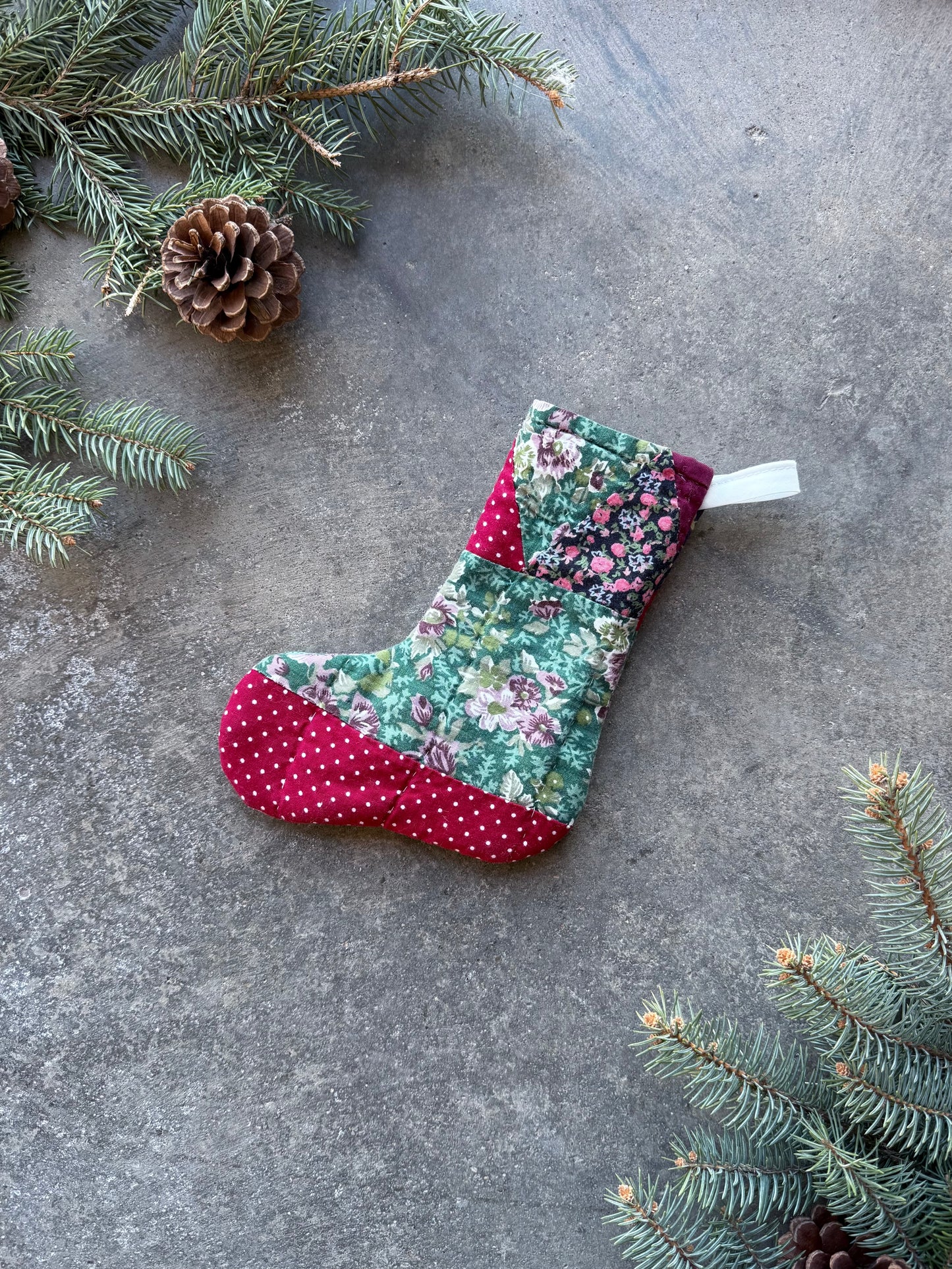 Mini Quilt Stocking