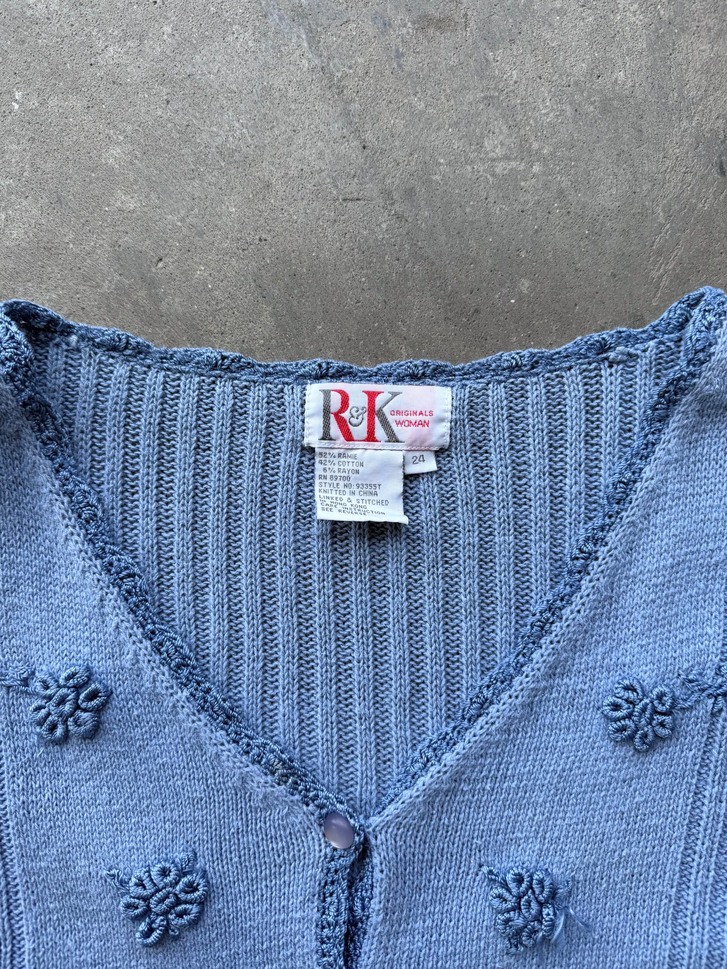 Knit Cardigan - 2XL