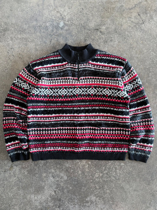 Nordic Quarterzip Sweater - M