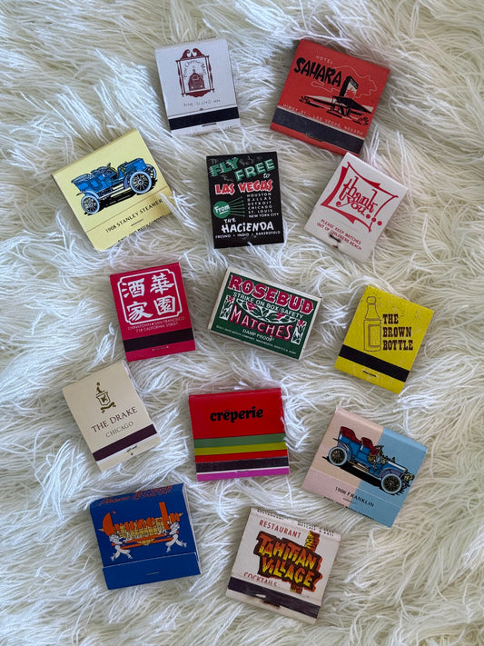 Curated Vintage Matchbooks - Variety 2