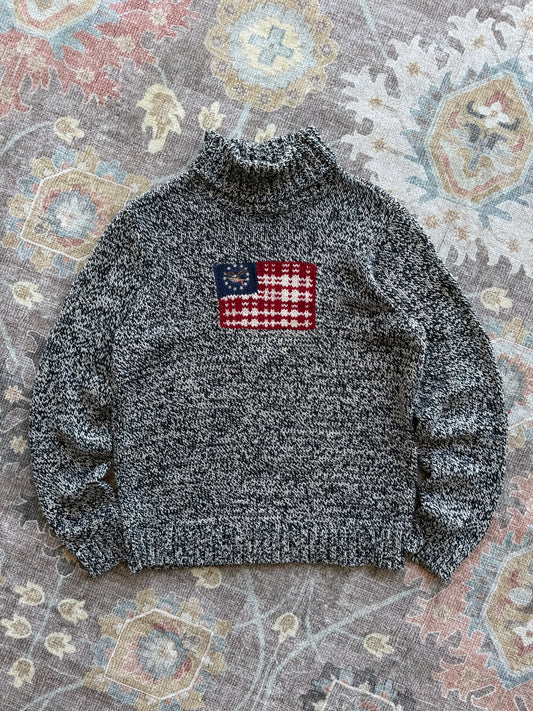 Flag Turtleneck Sweater - XL