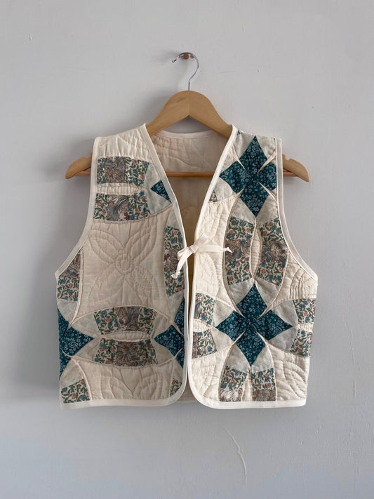 Quilt Tie Vest - M