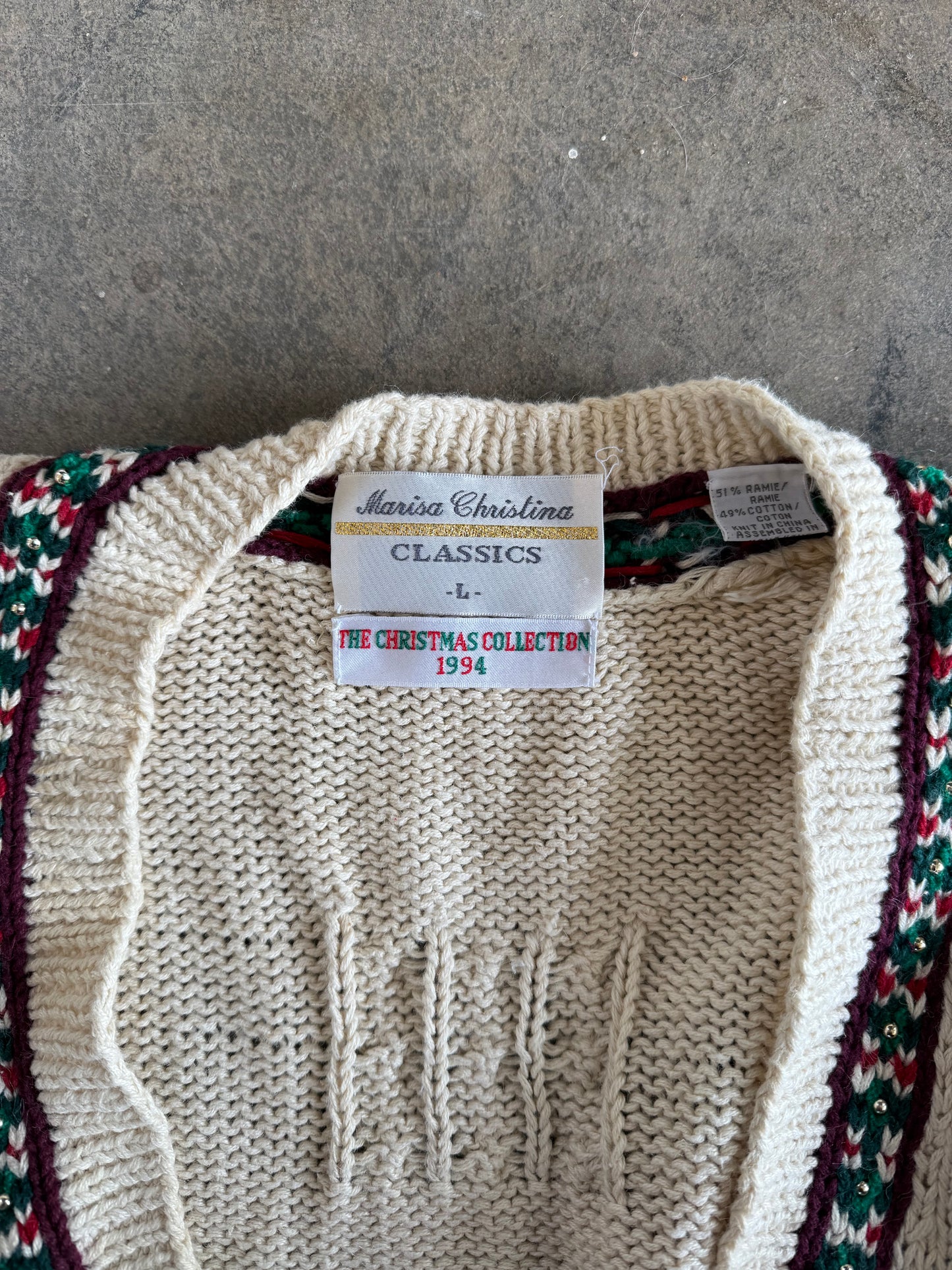 Christmas Cardigan - L