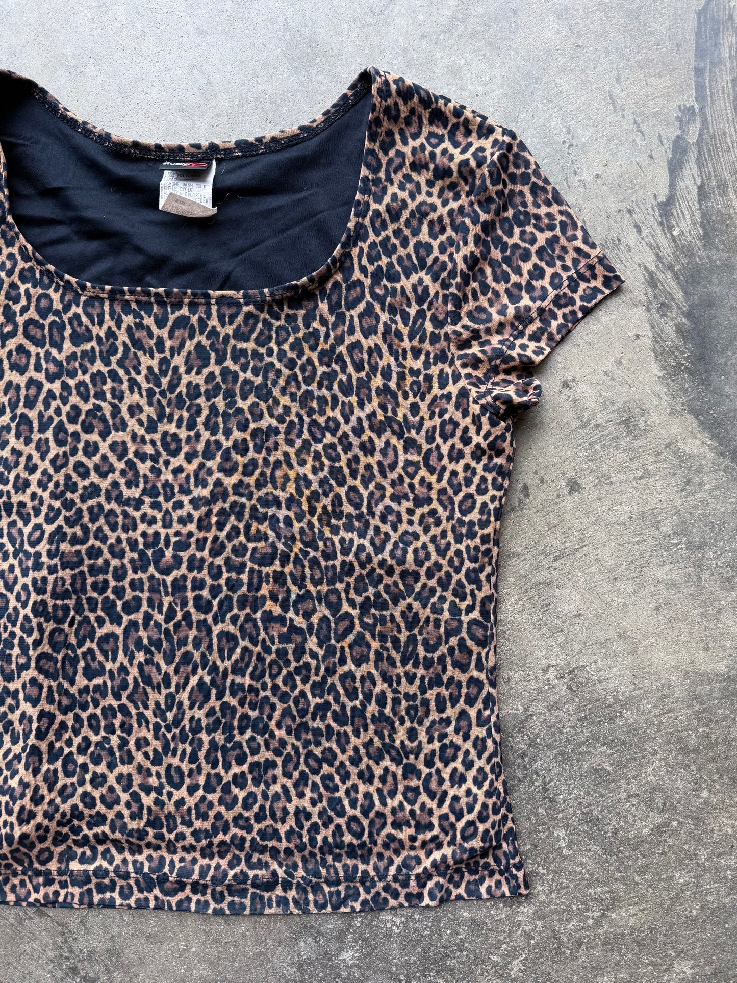 Cheetah Top - L
