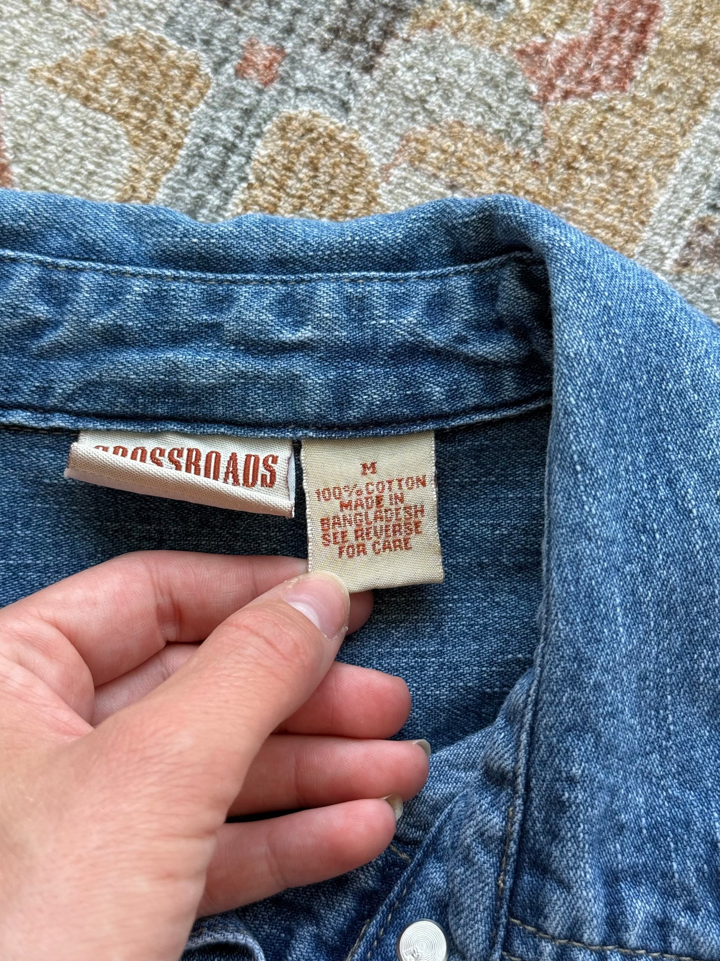 Denim Top - M