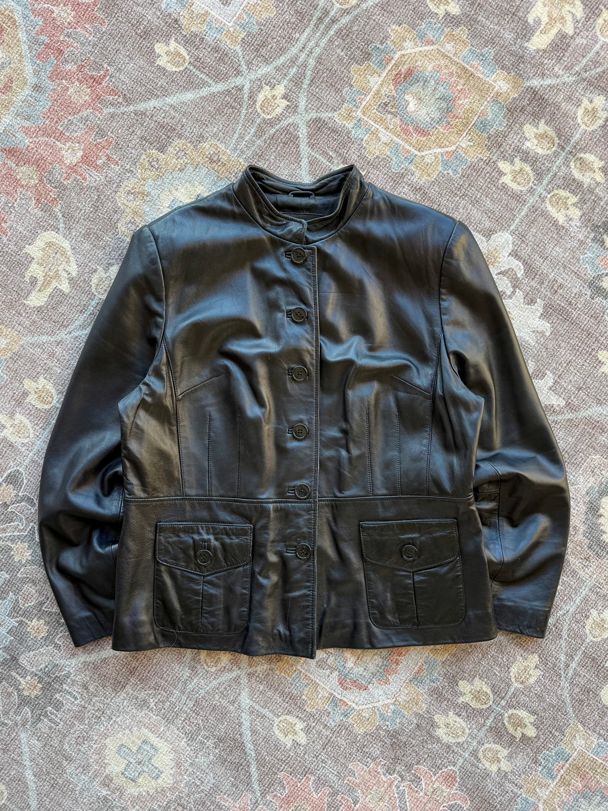 Leather Jacket - L
