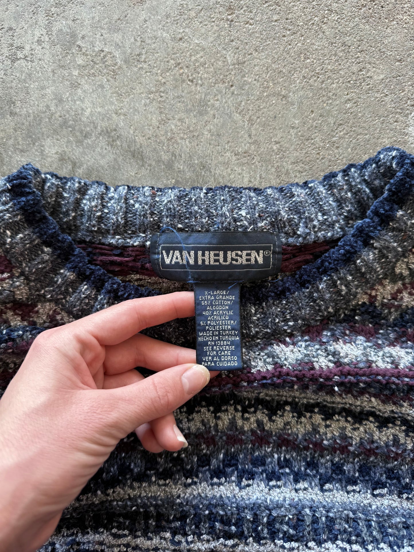 Striped Sweater - XL