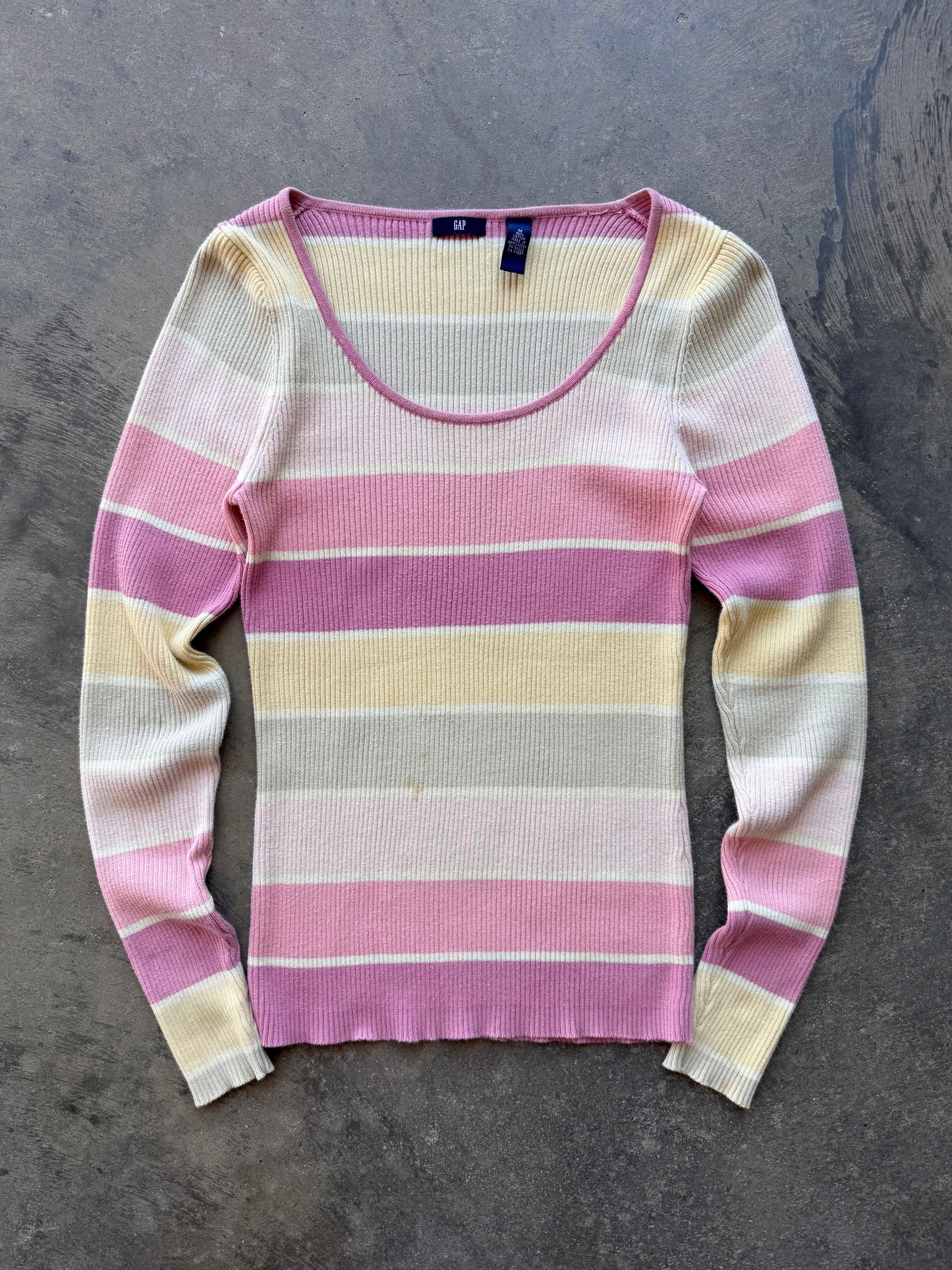 Striped Long Sleeve - M