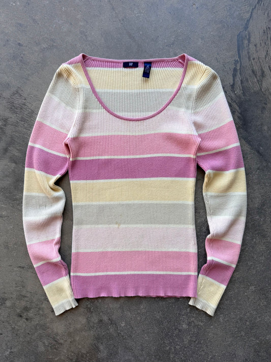Striped Long Sleeve - M