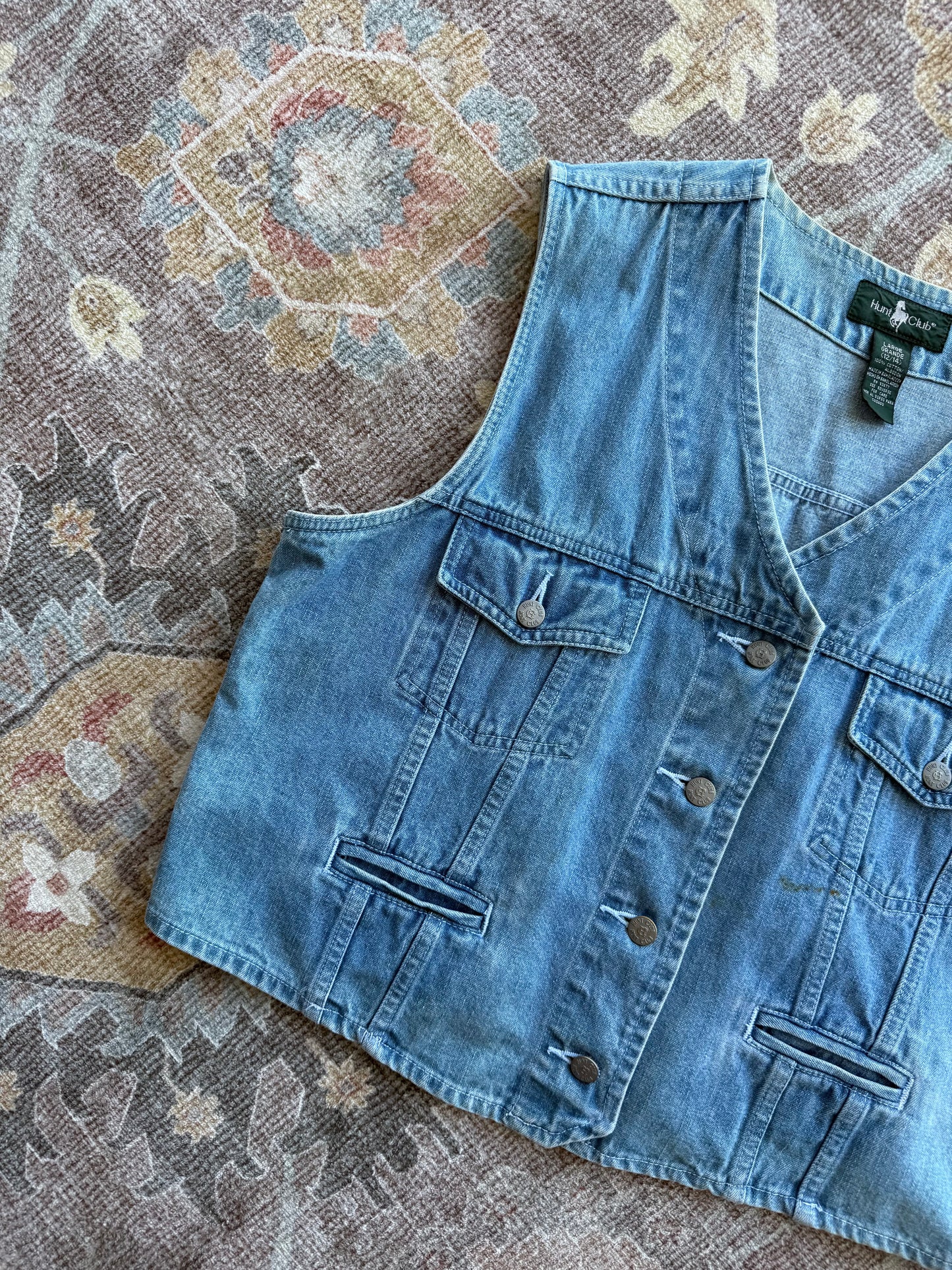 Denim Vest - L