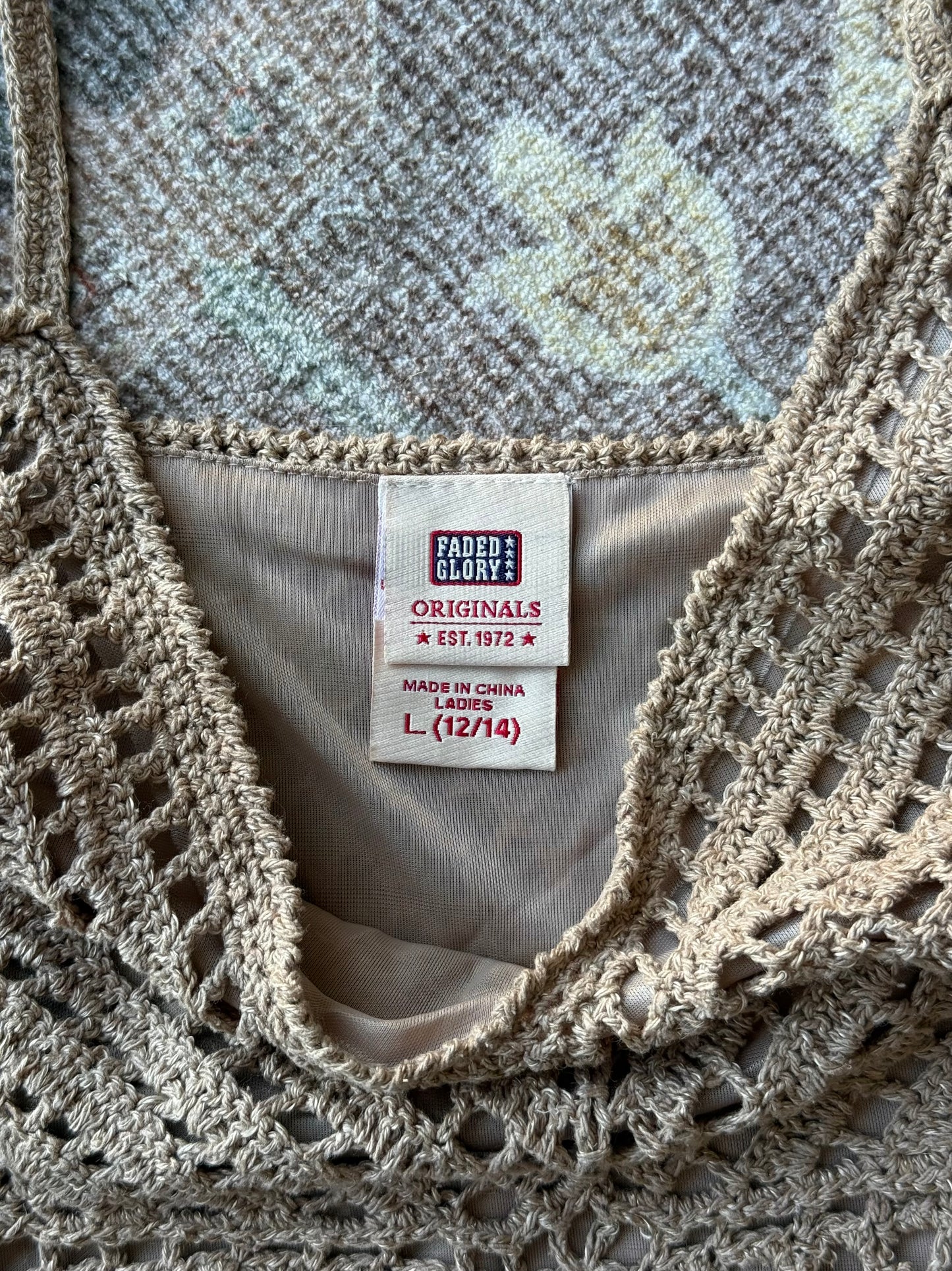 Crochet Tank - L