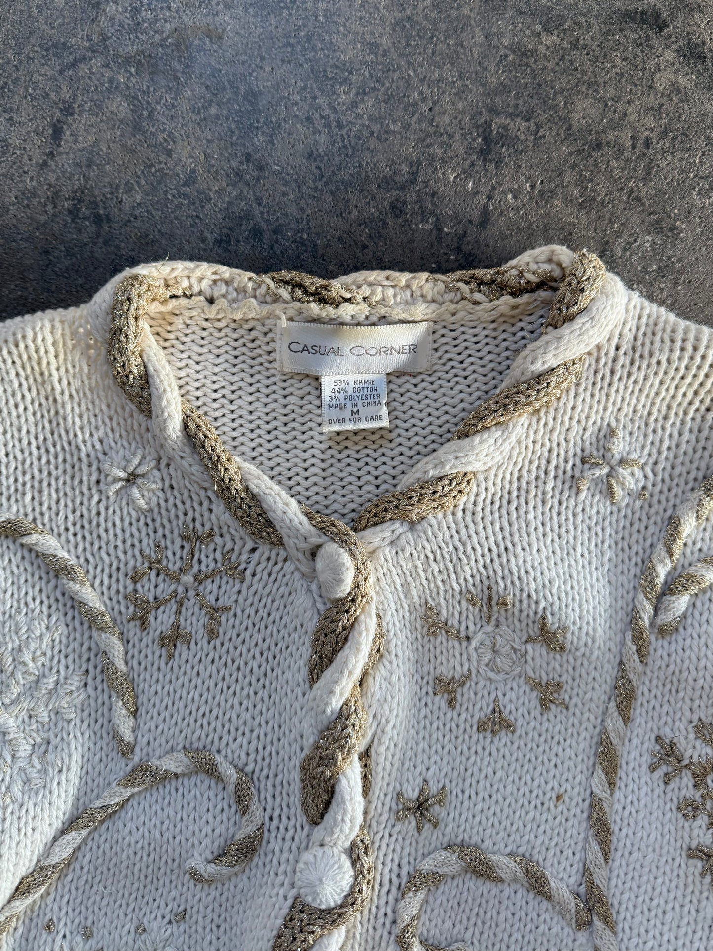 Snowflake Cardigan - M