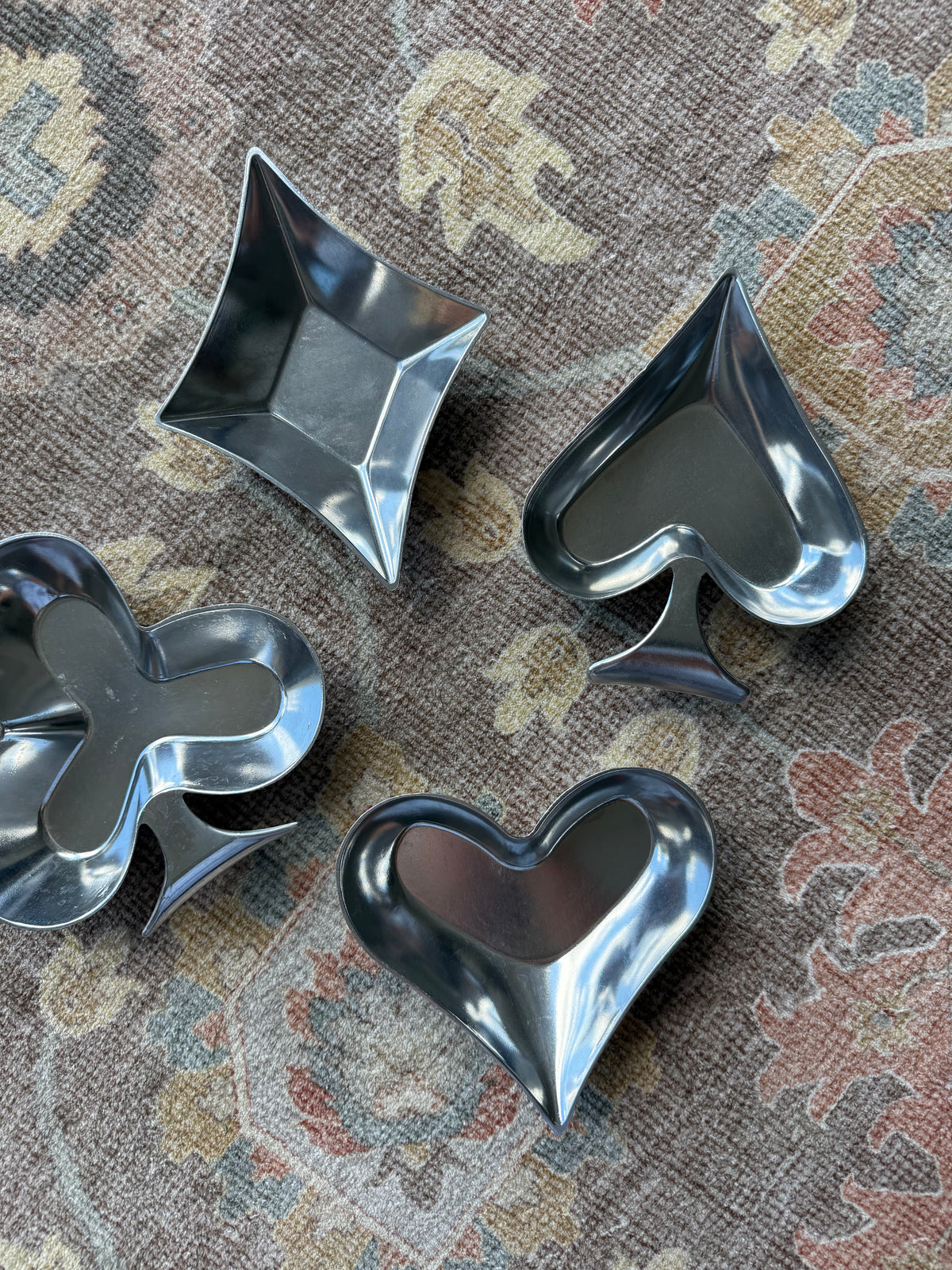 Playing Cards Trinket Dish Set