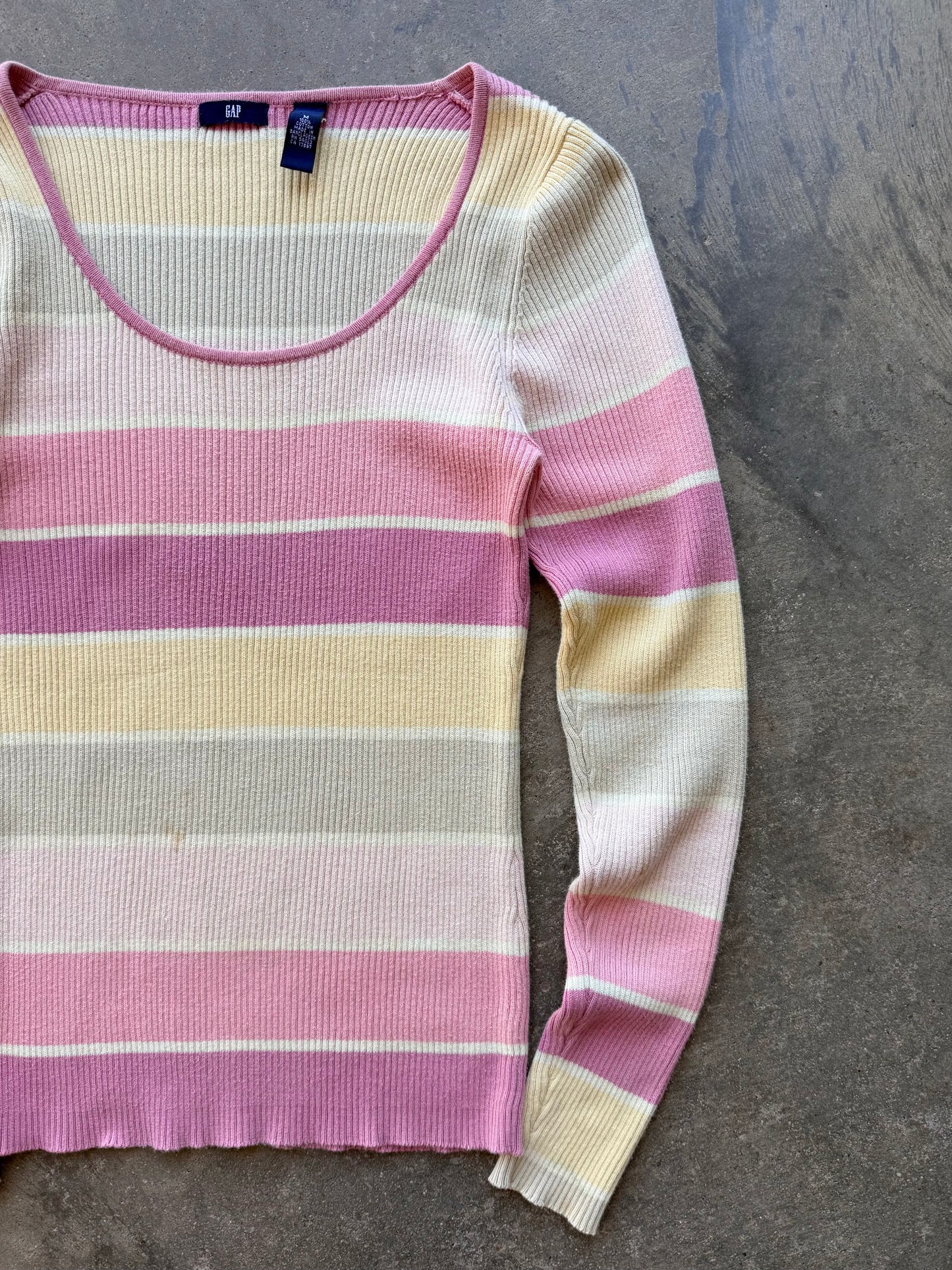 Striped Long Sleeve - M