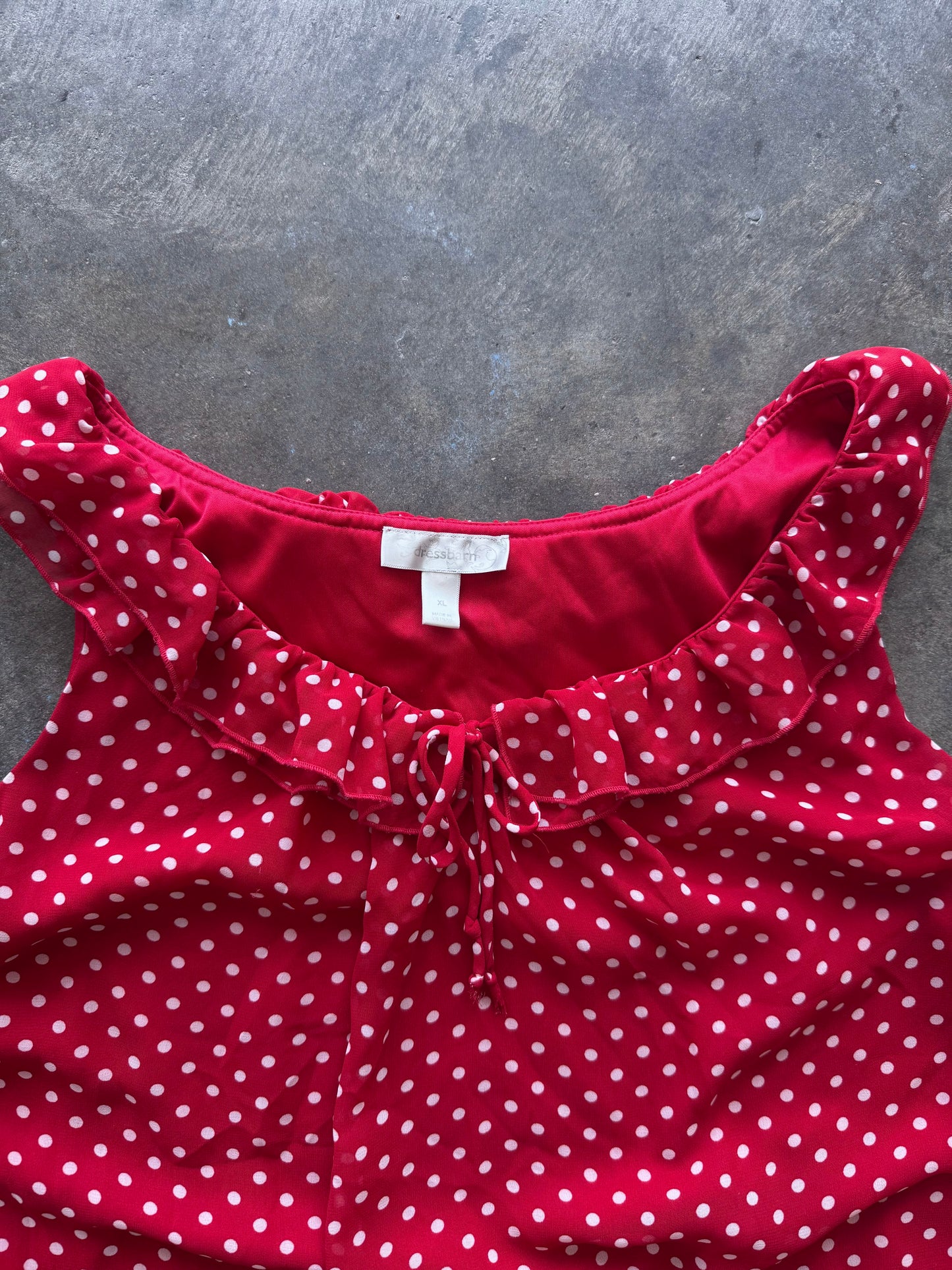 Polka Dot Tank - XL