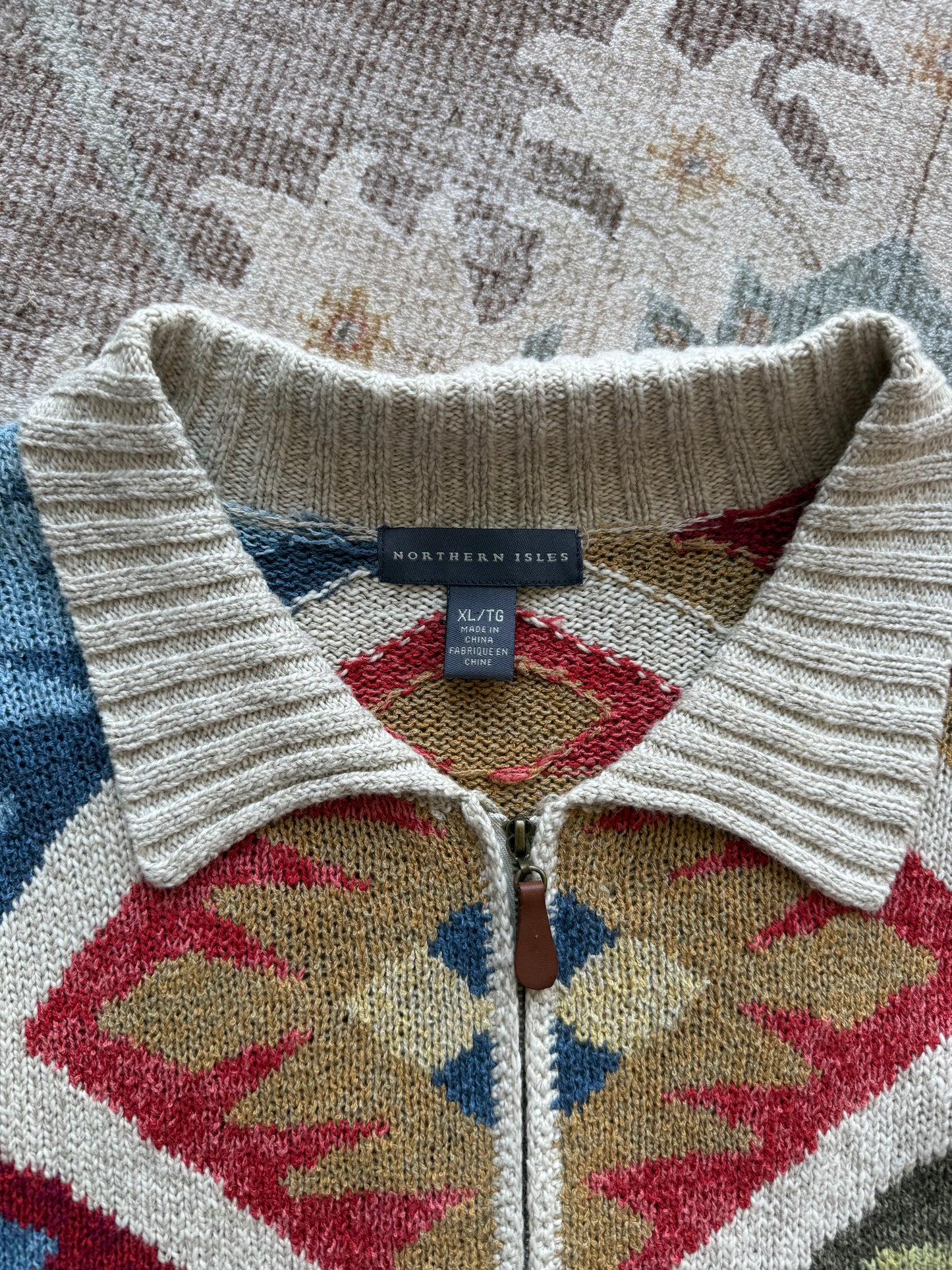 Zip Up Cardigan - XL
