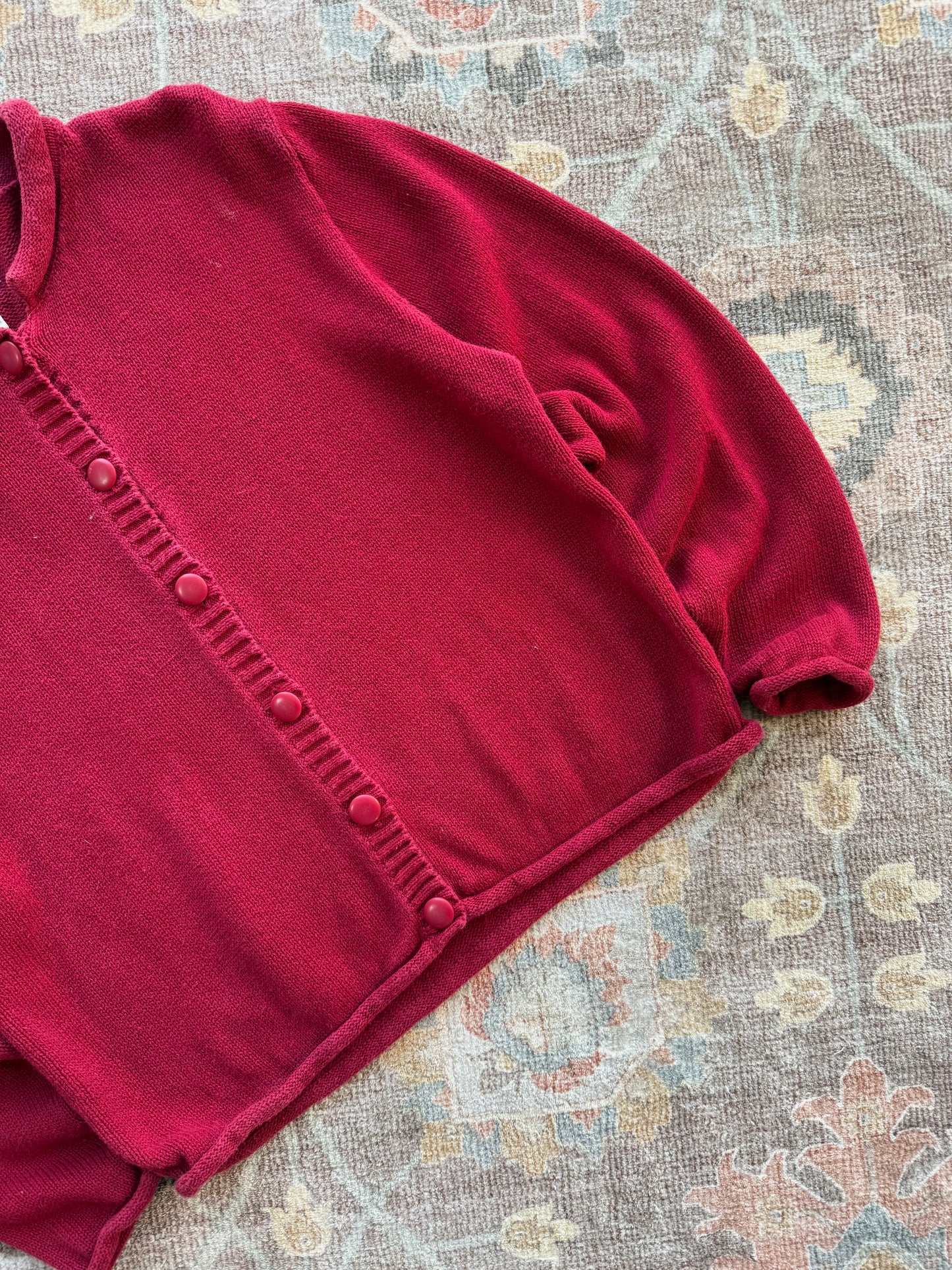 Roll Neck Cardigan - XL