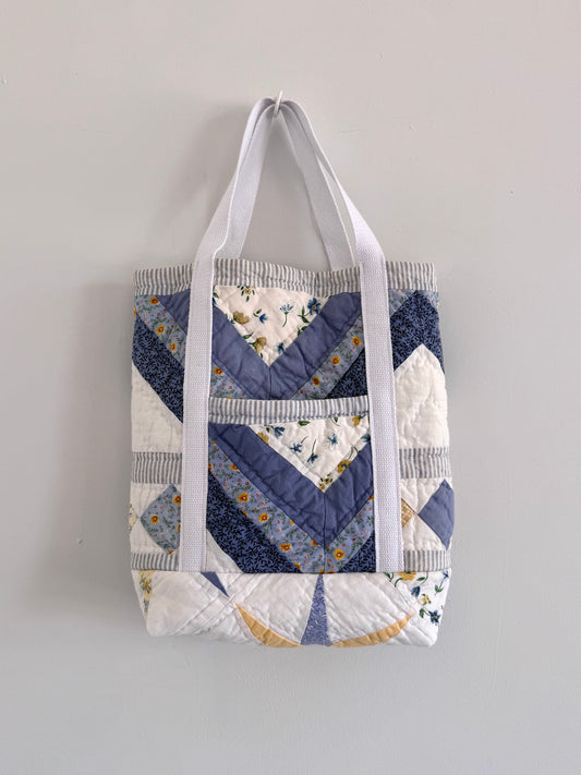 Mini Quilt Pocket Tote