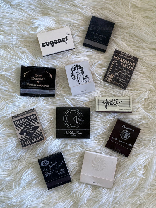 Curated Vintage Matchbooks - Variety 1