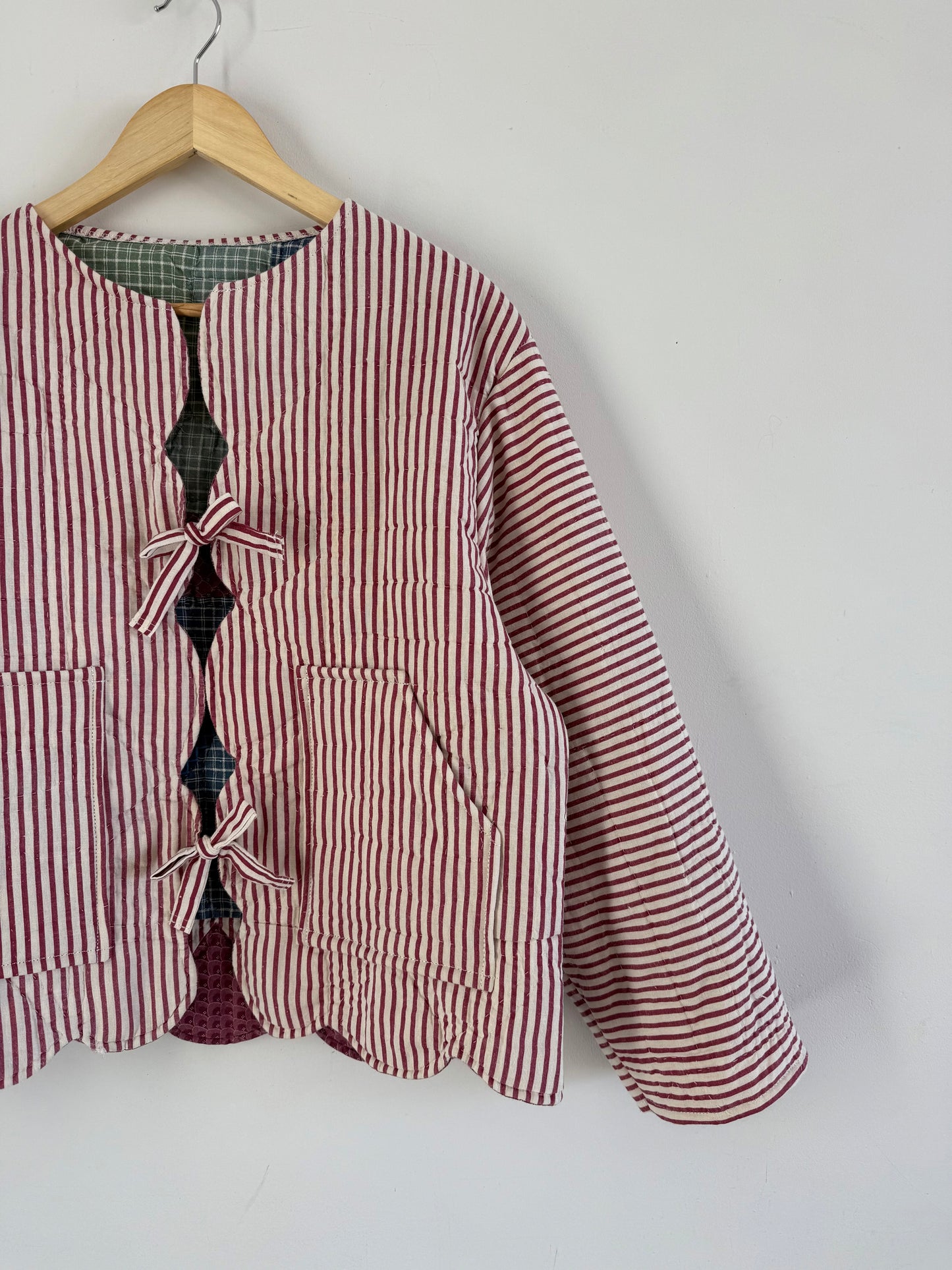 Quilt Tie Jacket - S