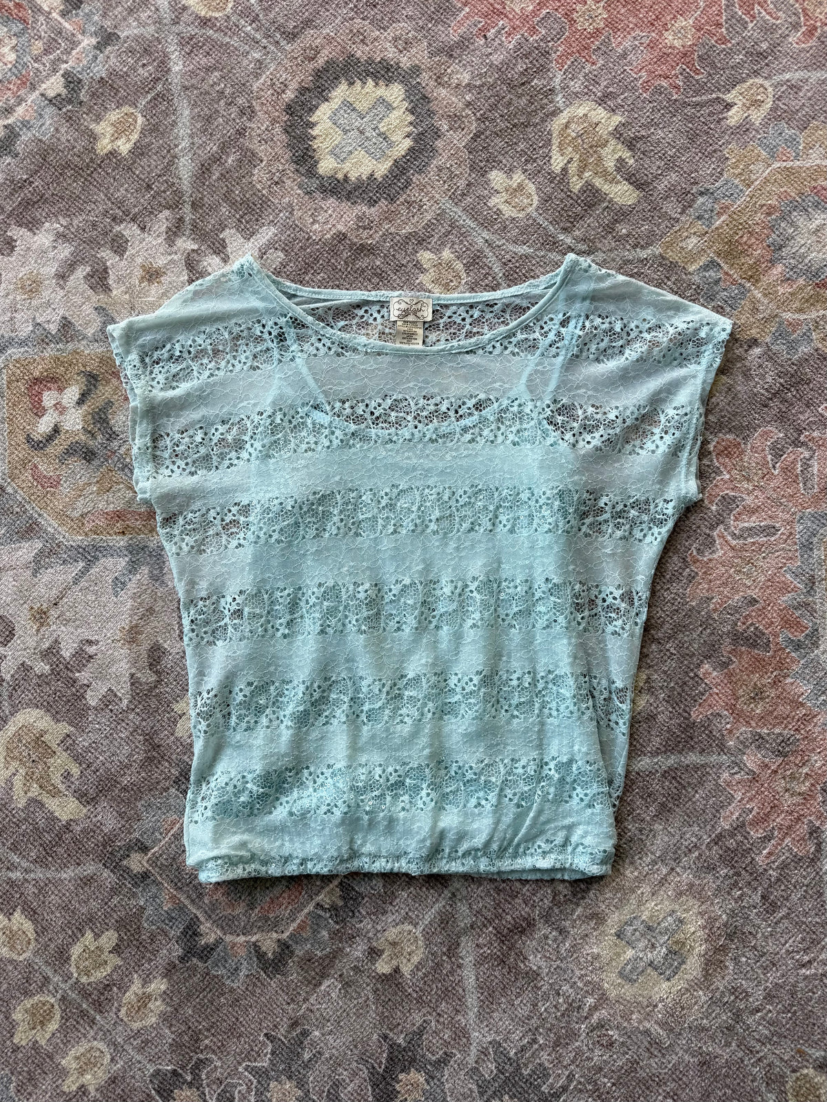 Sheer Lace Top - S