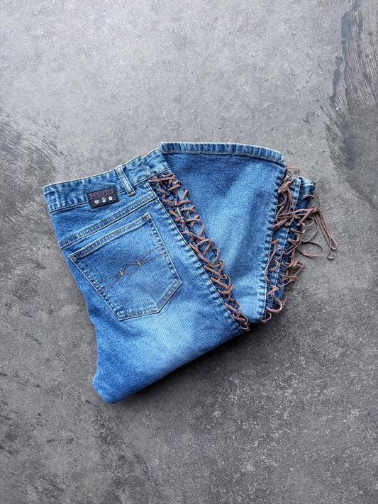 Mudd Lace Up Jeans - 29x26