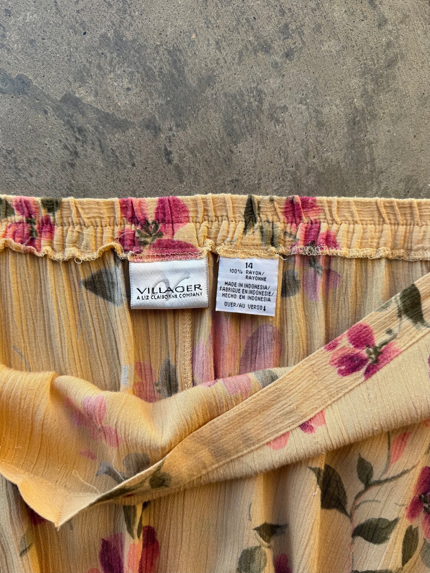 Floral Maxi Skirt - 30