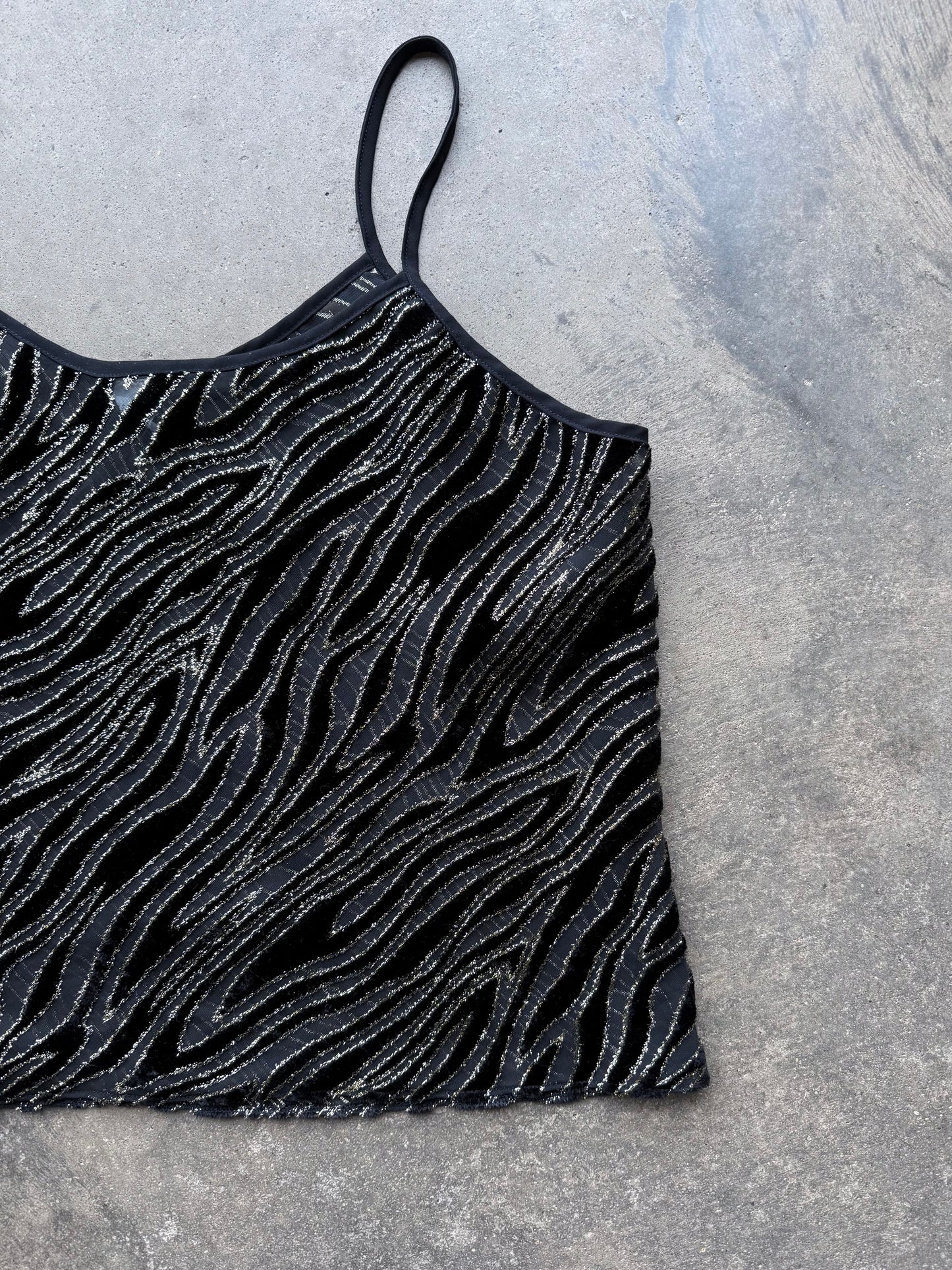 Sheer Zebra Tank - L